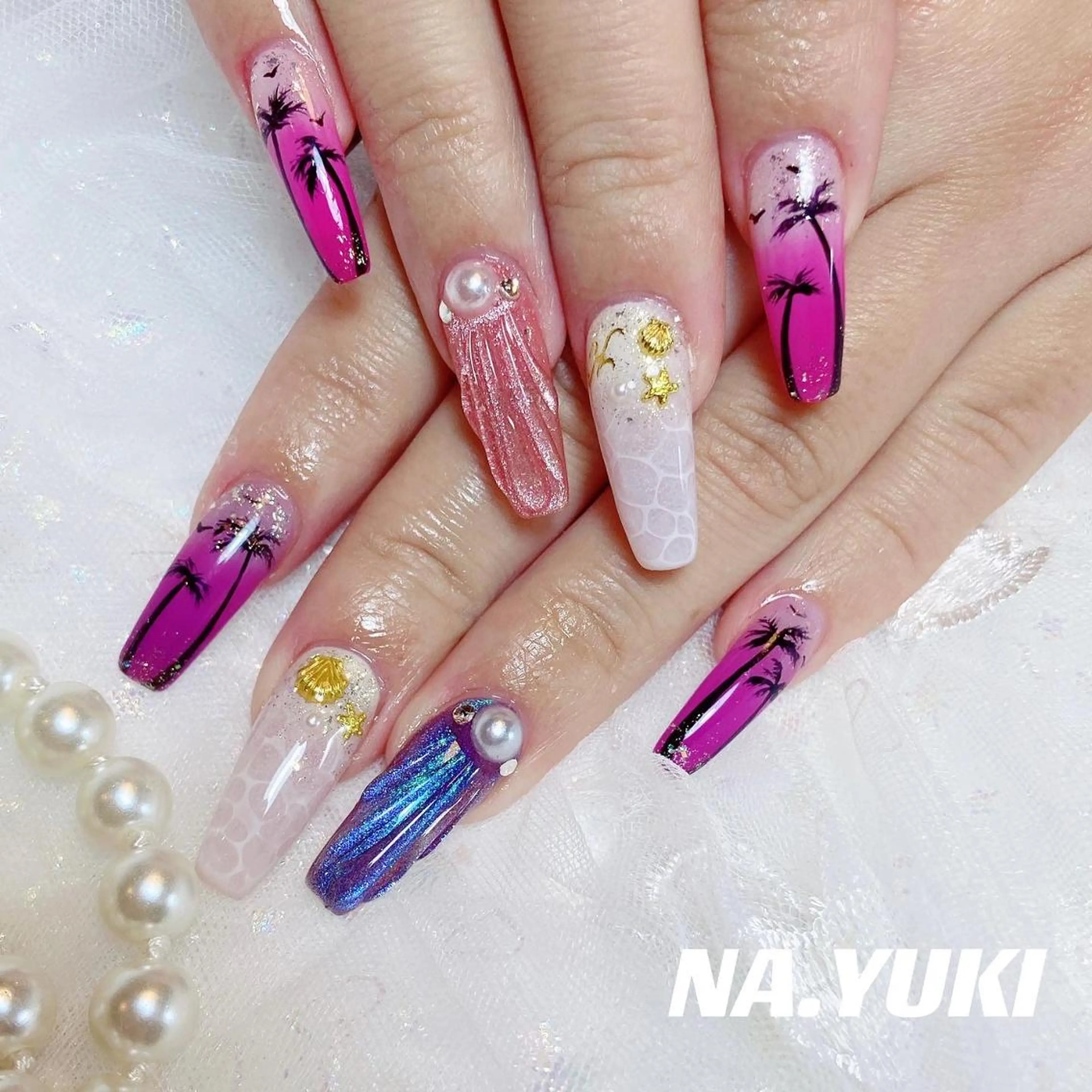 ネイル ハンドネイル ハンドケア YUKI 💗 渋谷店のネイルデザイン