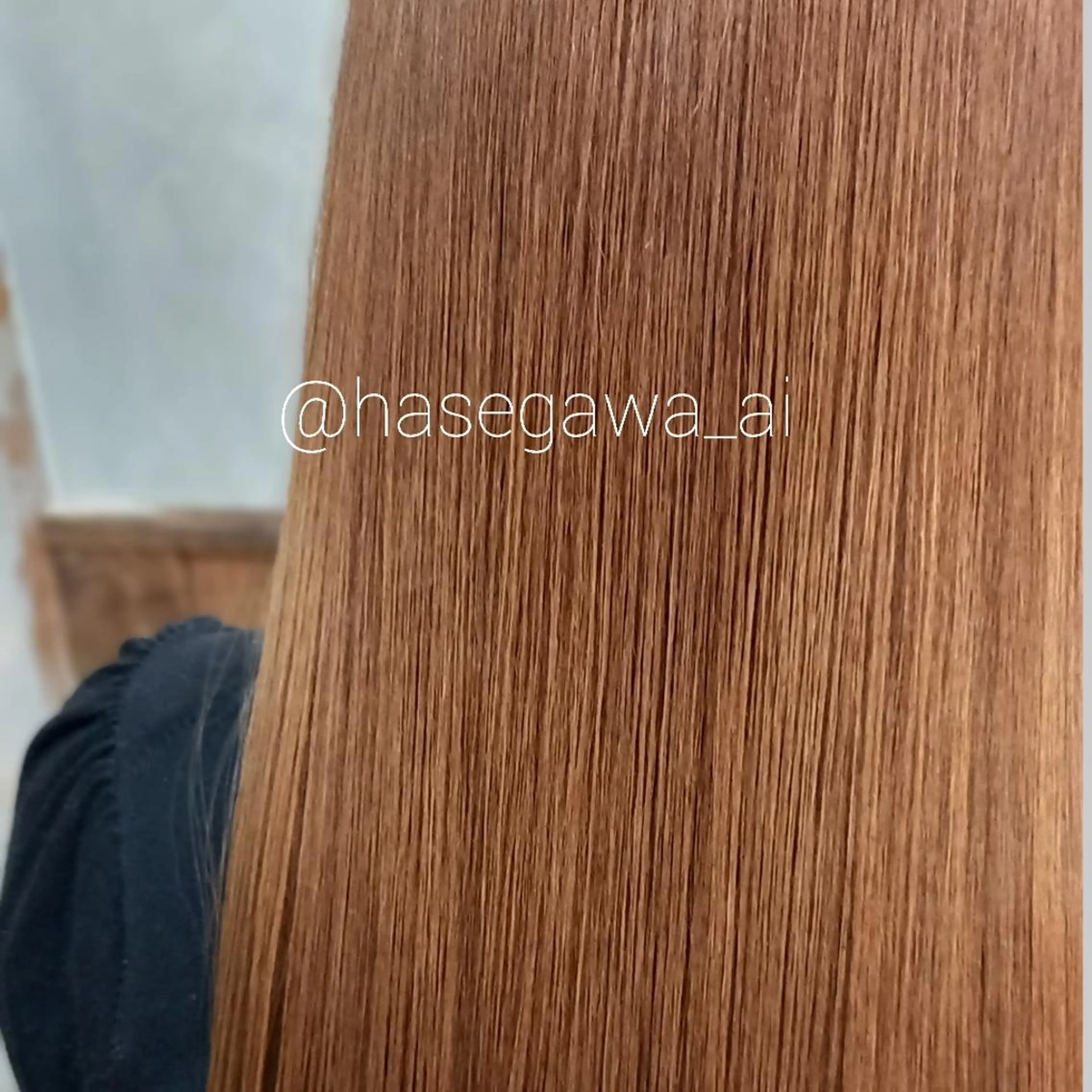 ロング 髪質改善 ヘアカラー EMANON 心斎橋所属・デザインカラー /aiのヘアスタイル