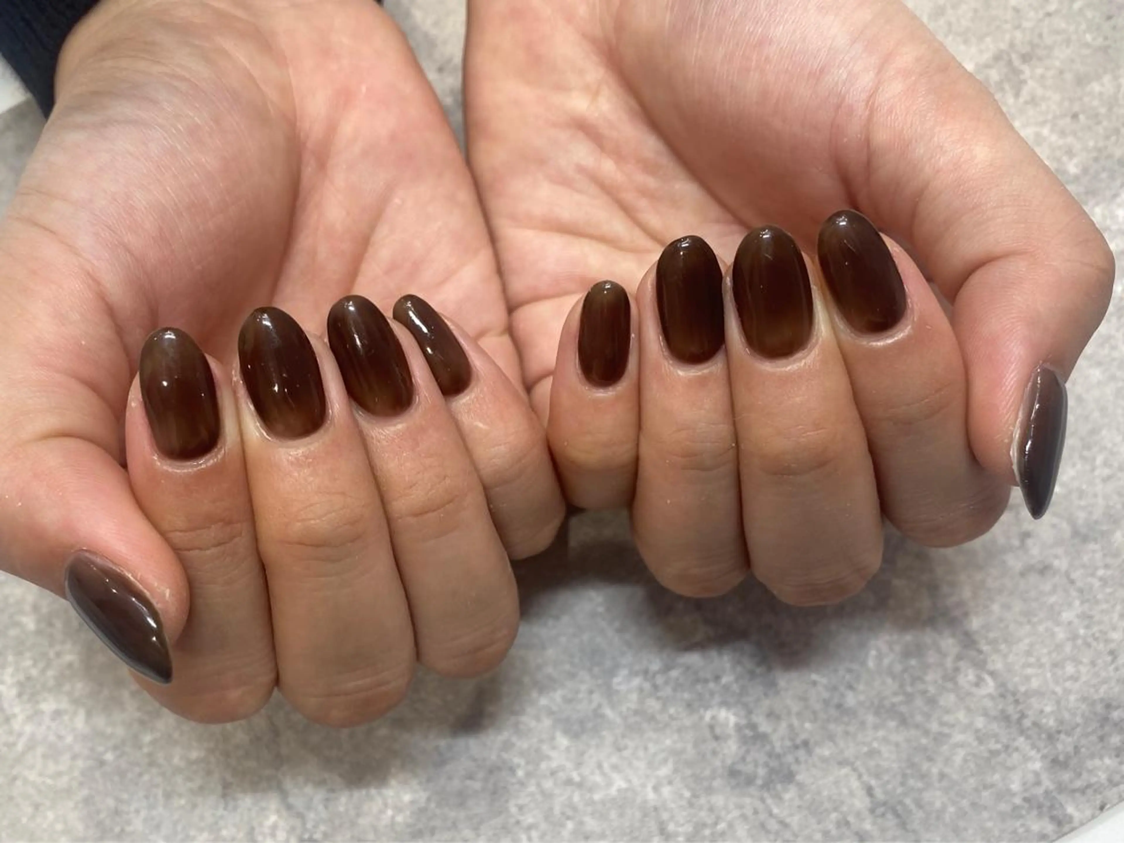 ネイル ハンドネイル NINEnami ニュアンスネイルのネイルデザイン