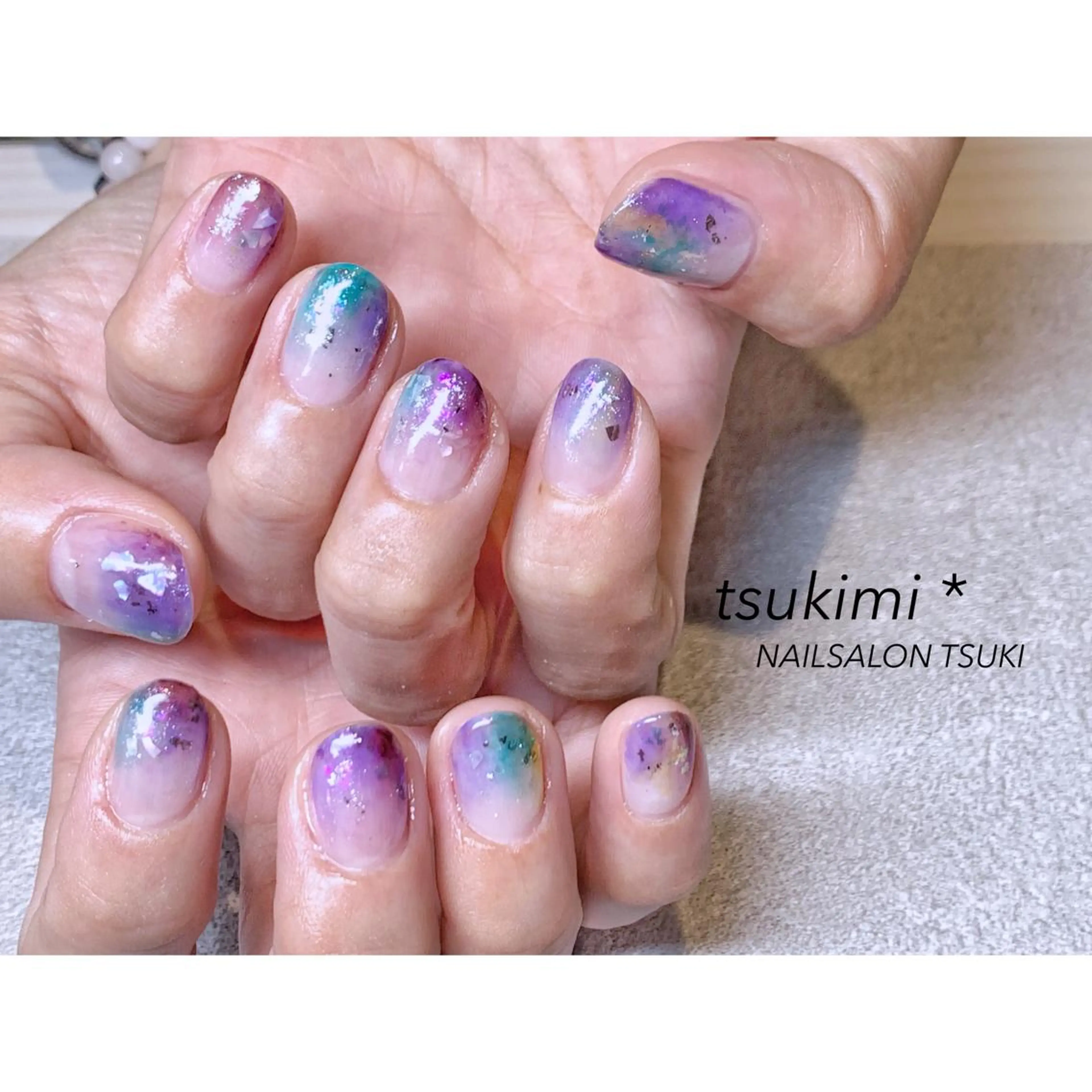 ネイル ニュアンスネイル ハンドネイル ハンドケア Tsuki.所属・Nailsalon Tsuki.のネイルデザイン