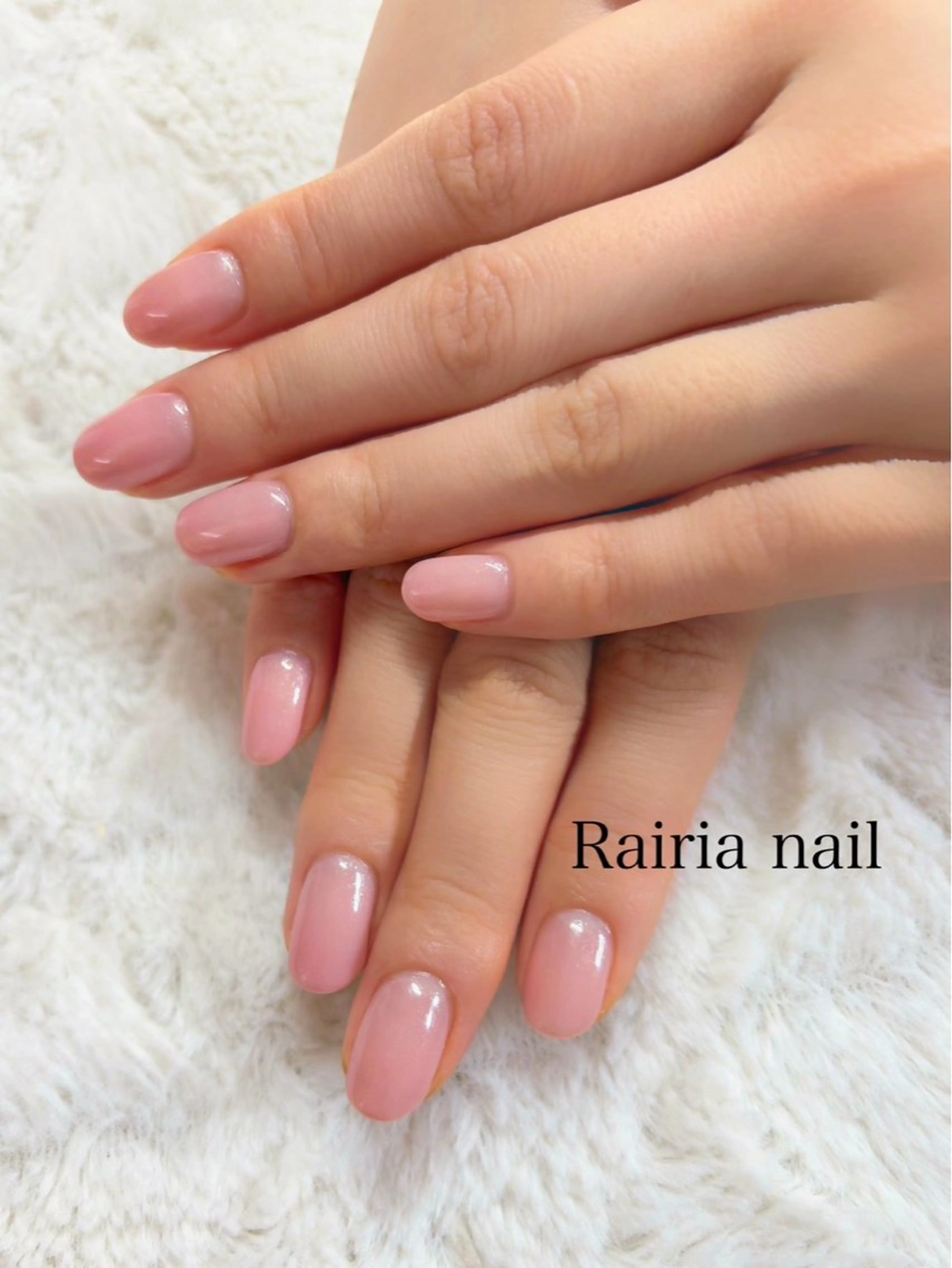 ネイル ワンカラーネイル Rairia   nail所属・屋敷 理奈のネイルデザイン