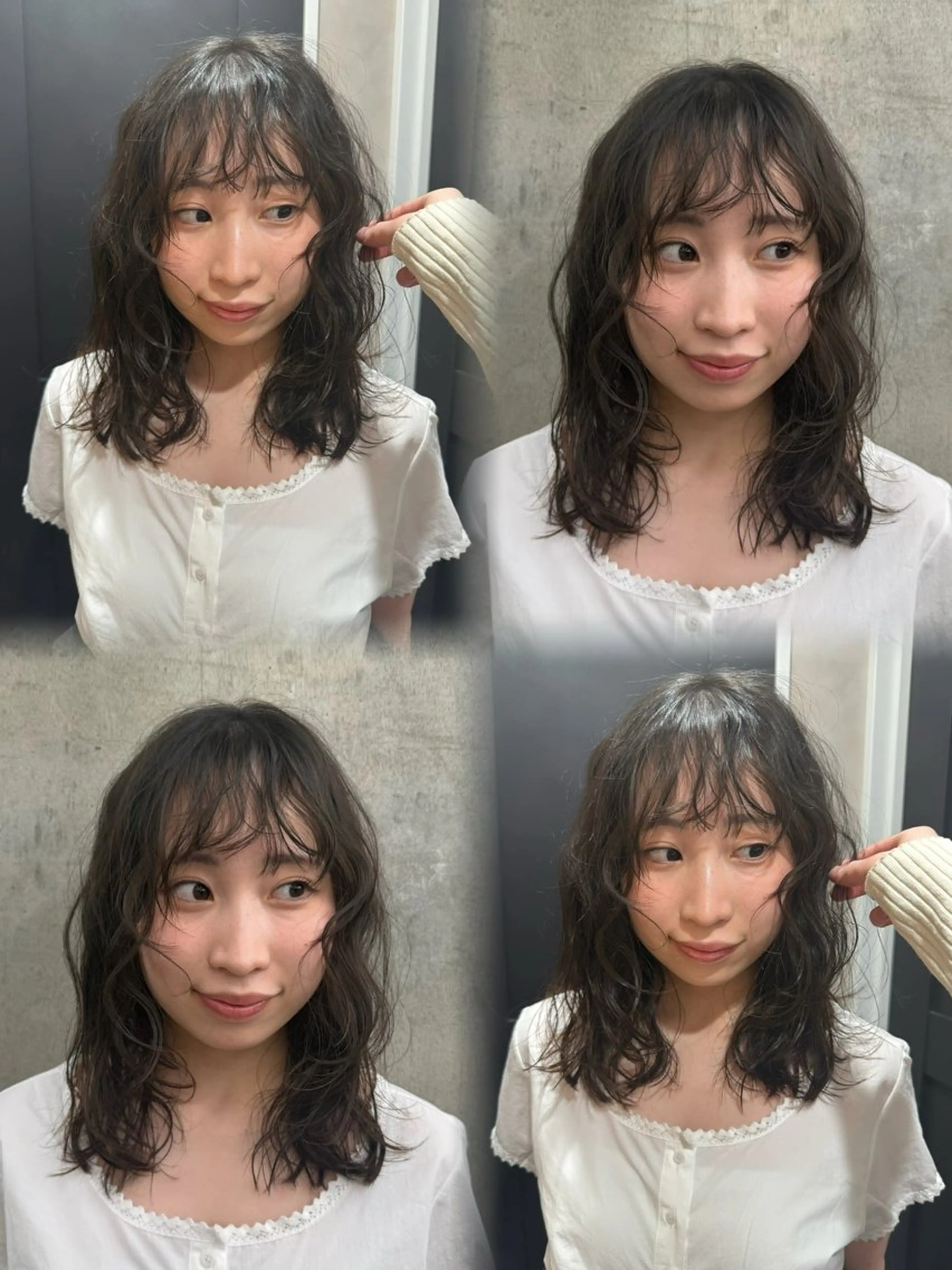 ミディアム 艶髪/透明感/ ユリ🥣🎟️のヘアスタイル