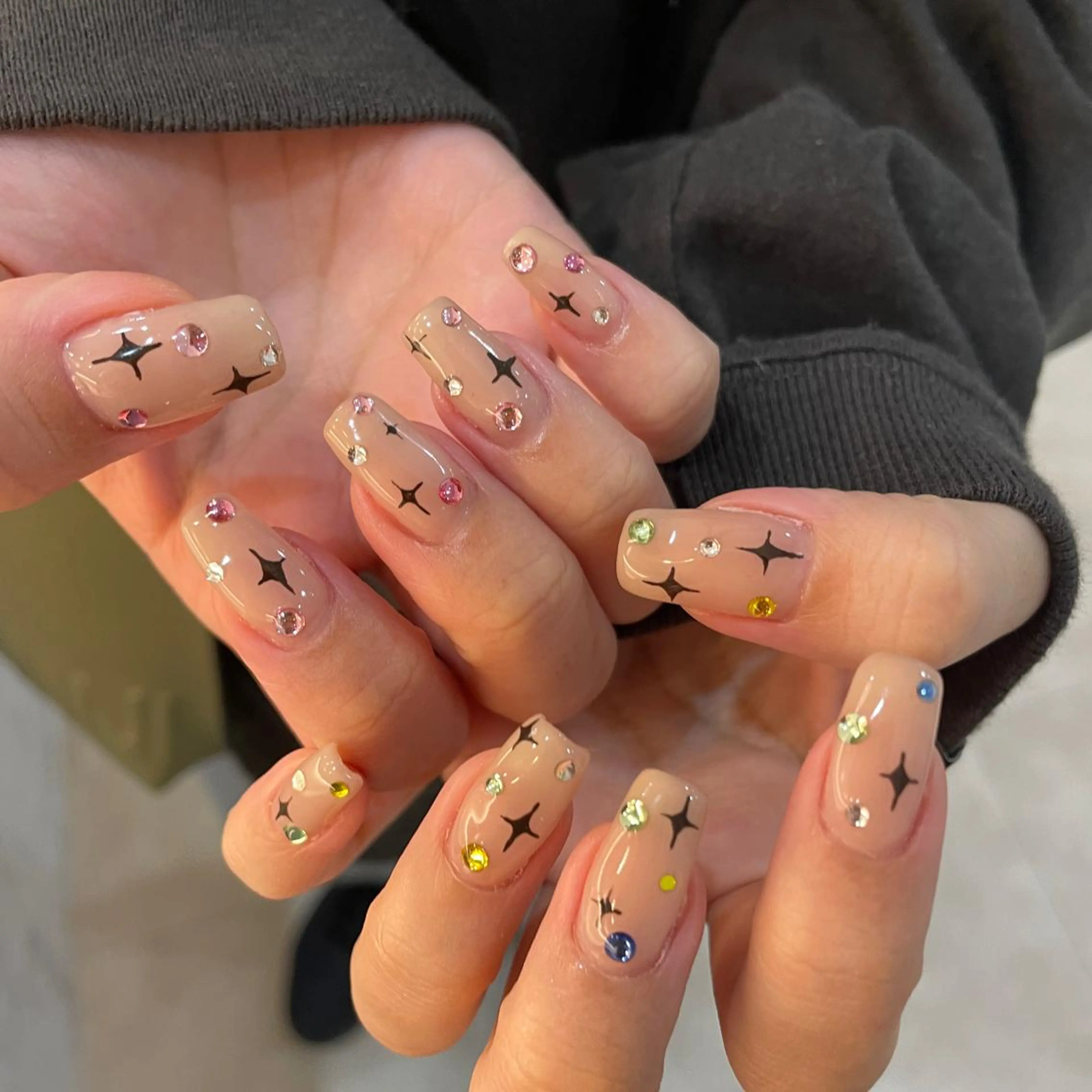 ネイル ハンドネイル フットネイル ゆびノさき茨木店 ニュアンス/アートのネイルデザイン