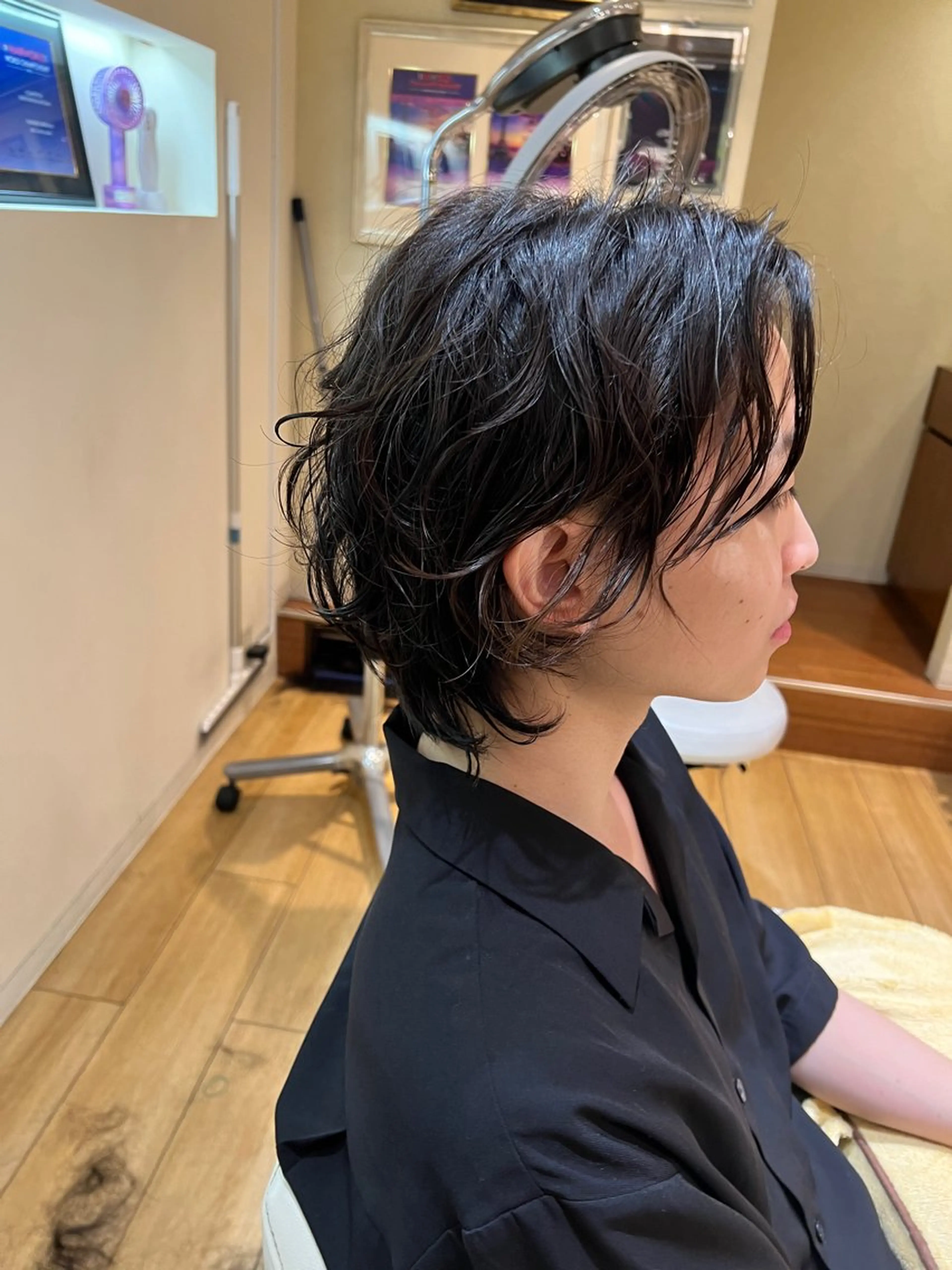 ショート パーマ メンズ 全国1位🥇世界5位 小野田　礼花のヘアスタイル