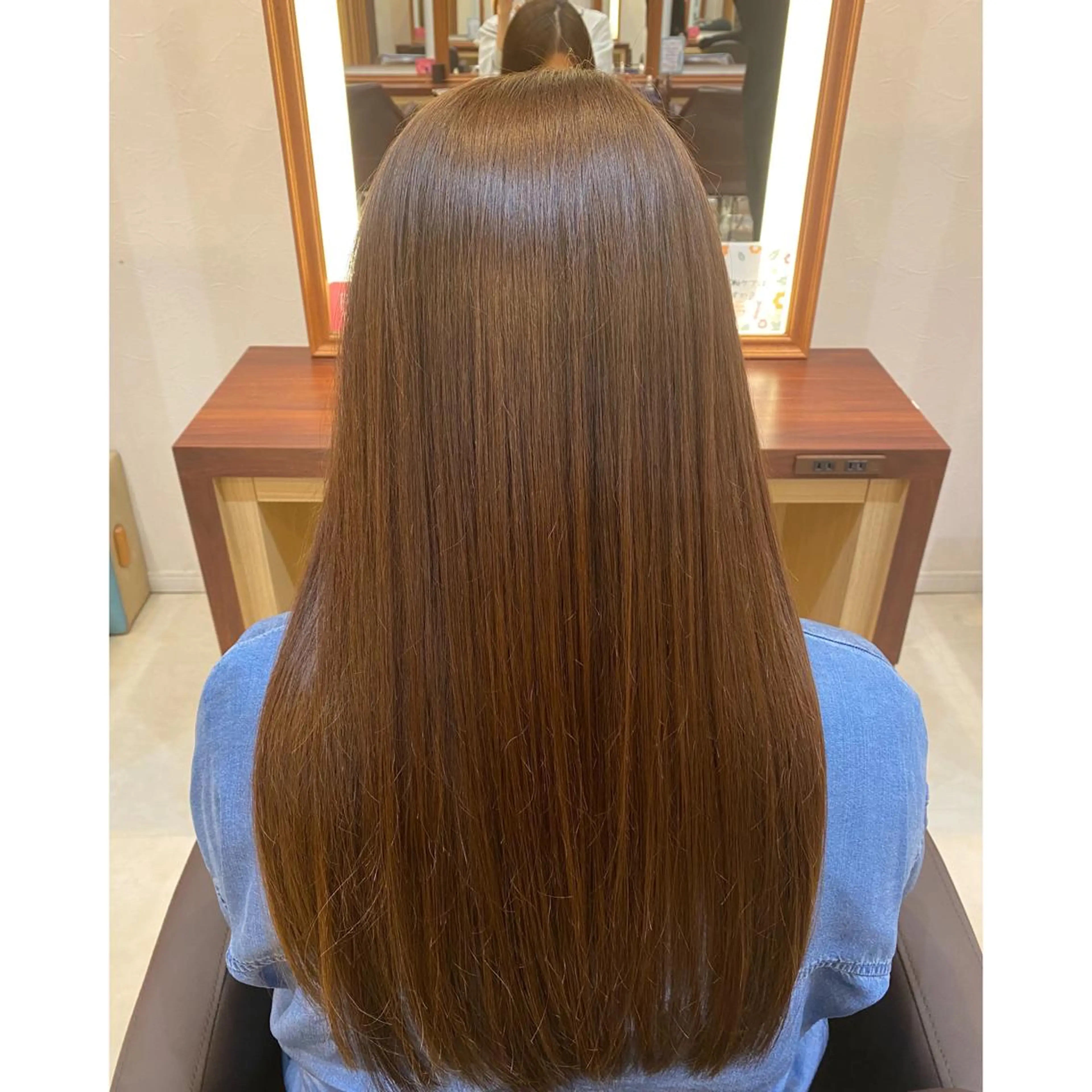 ロング トリートメント オーガニックカラー/ 髪質改善/暗髪/ボブのヘアスタイル