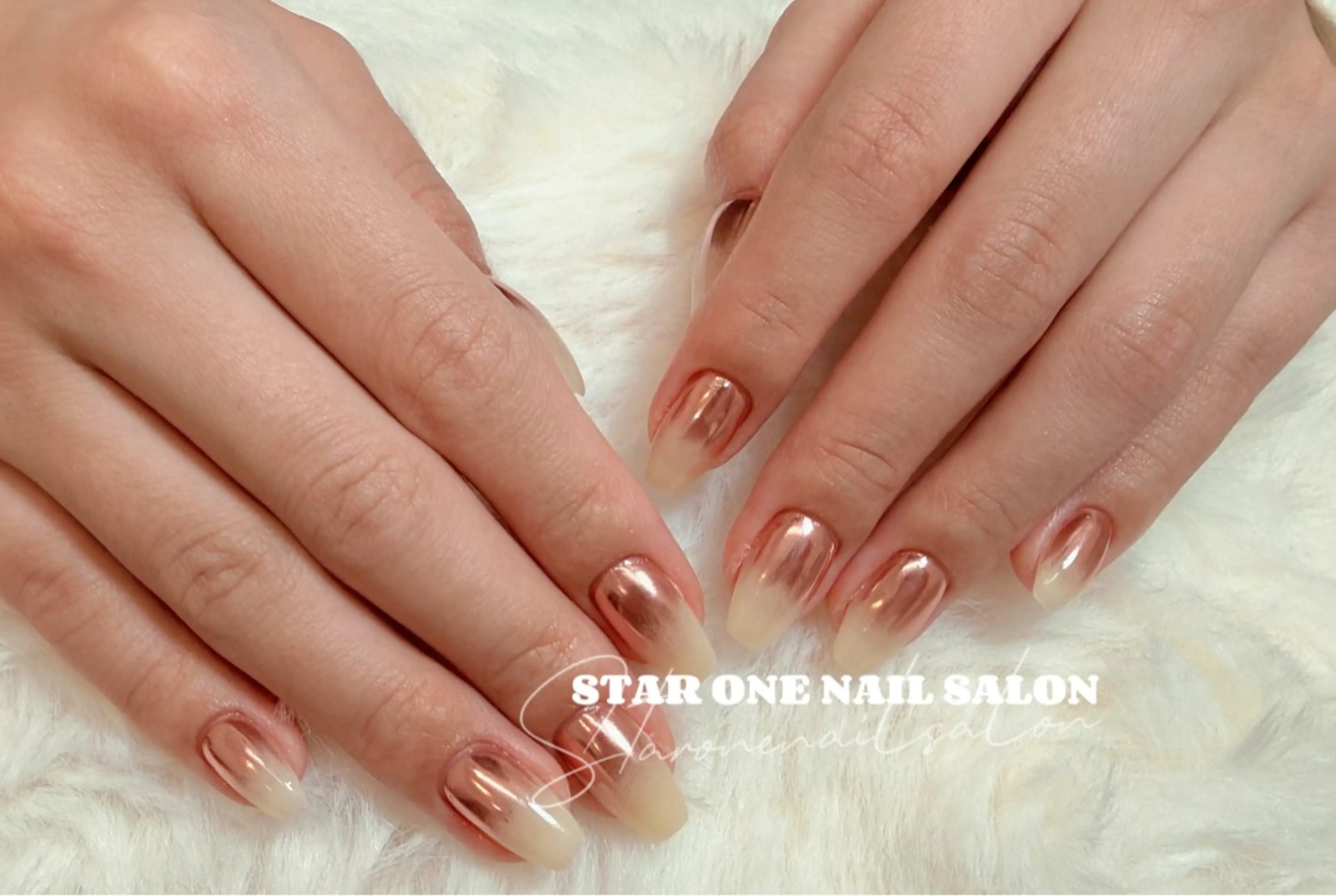 ネイル ハンドネイル 星 あみのネイルデザイン