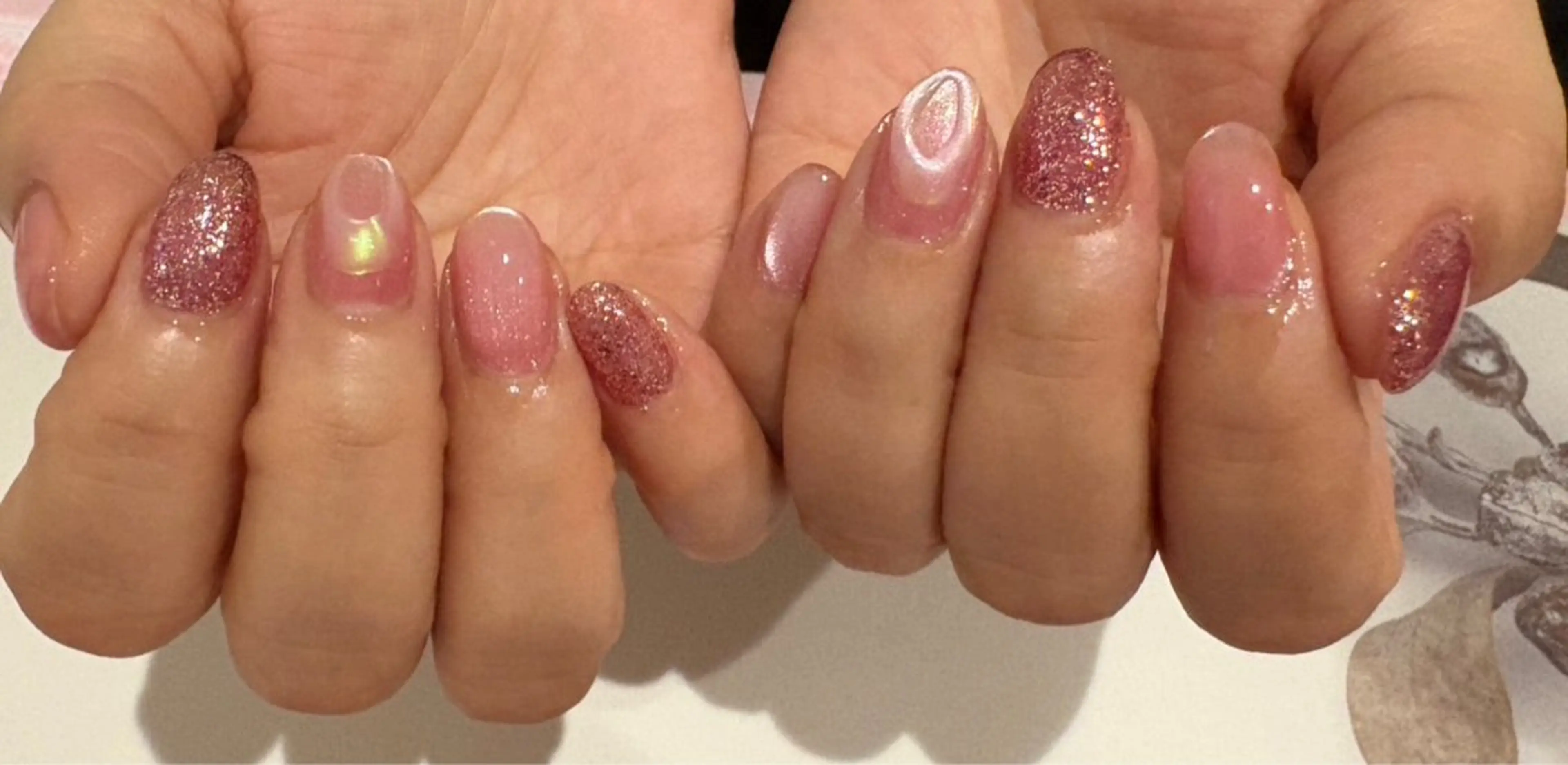 ネイル 持ち込み ハンドネイル Chaleur fleurのネイルデザイン