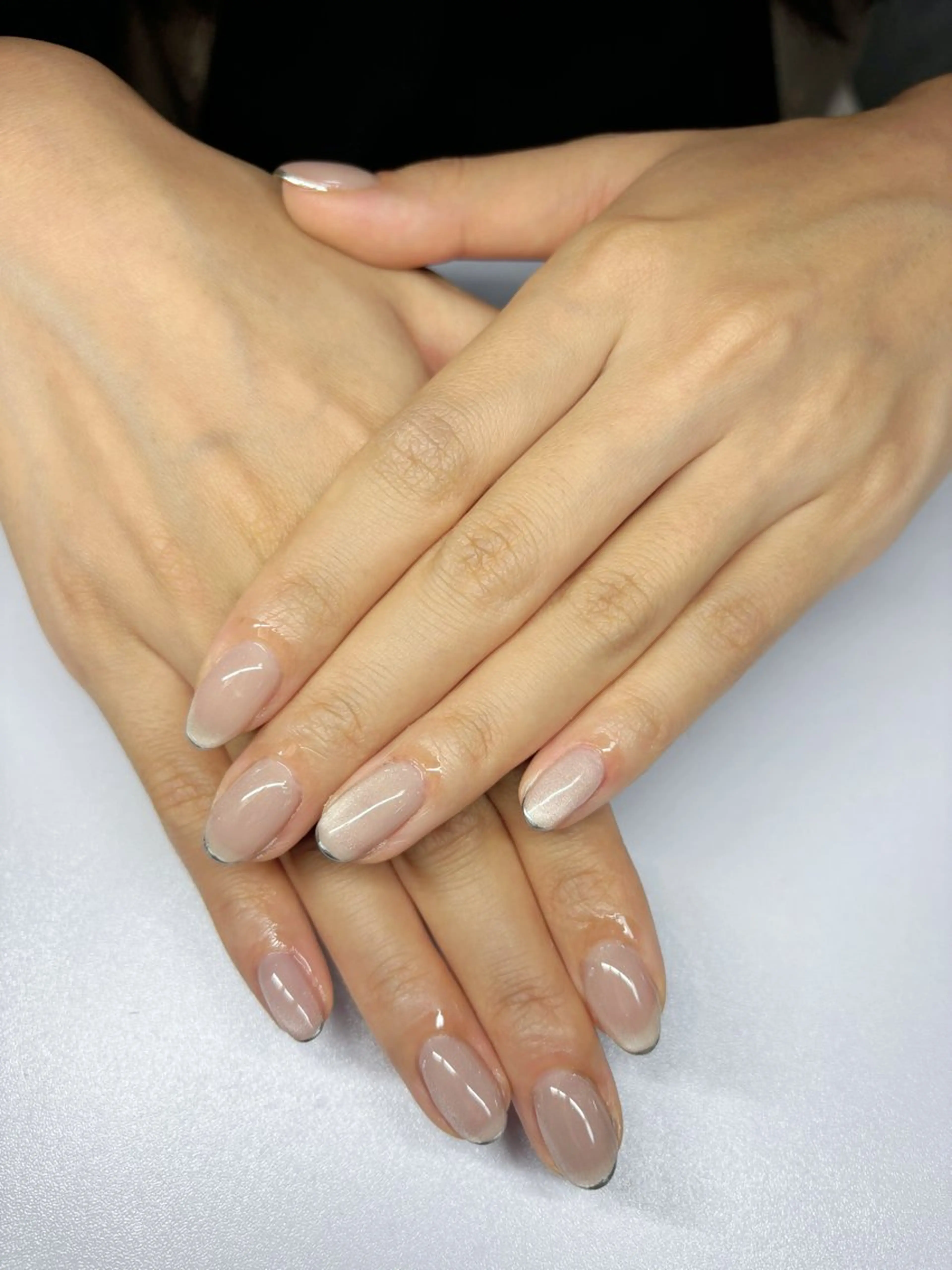 ネイル キラキラネイル マグネットネイル オフィスネイル ブライダルネイル ハンドネイル Yappy kurumiのネイルデザイン