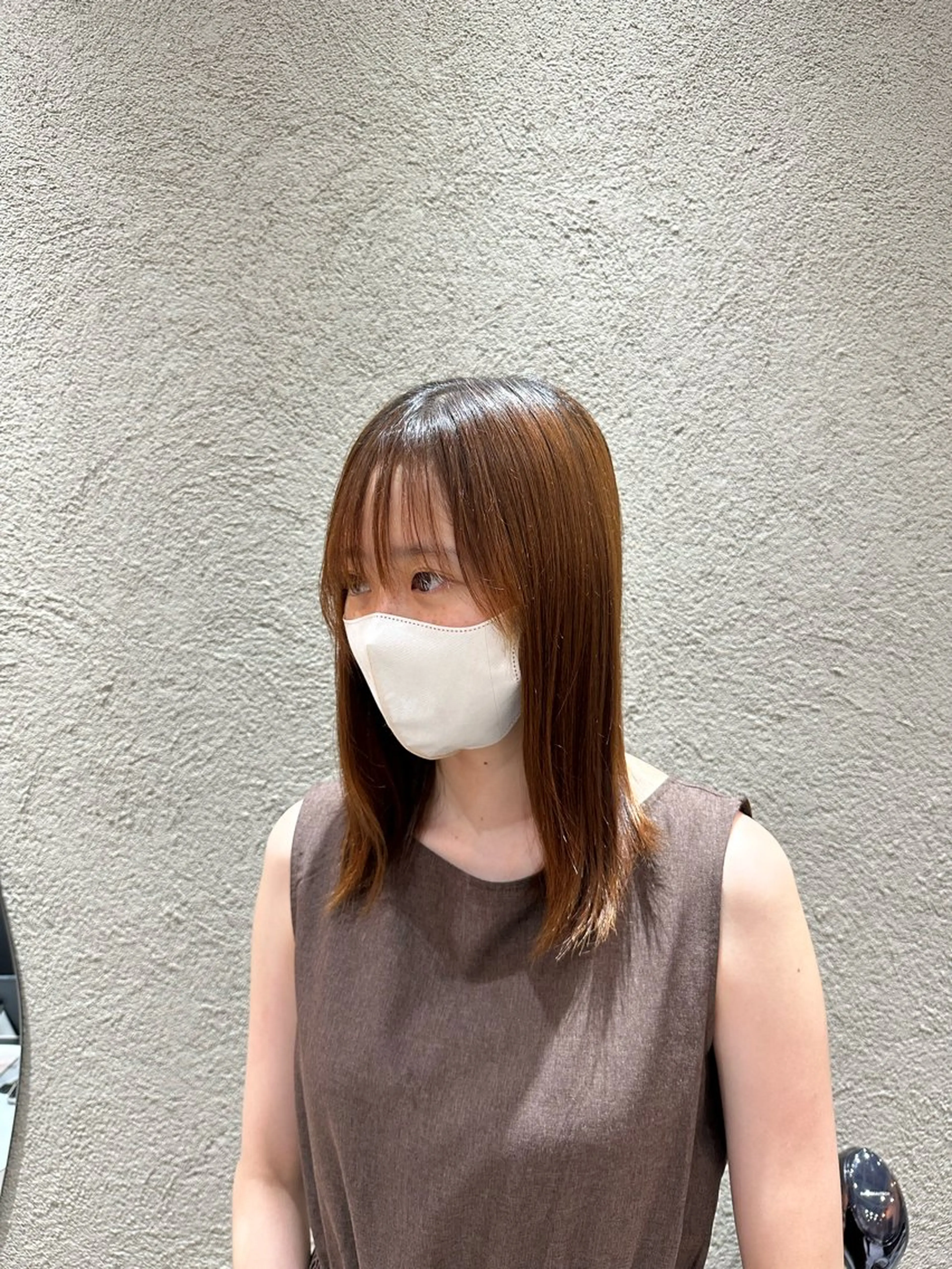 セミロング 顔周りカット ［  ］Shiro所属・Shiro RENのヘアスタイル