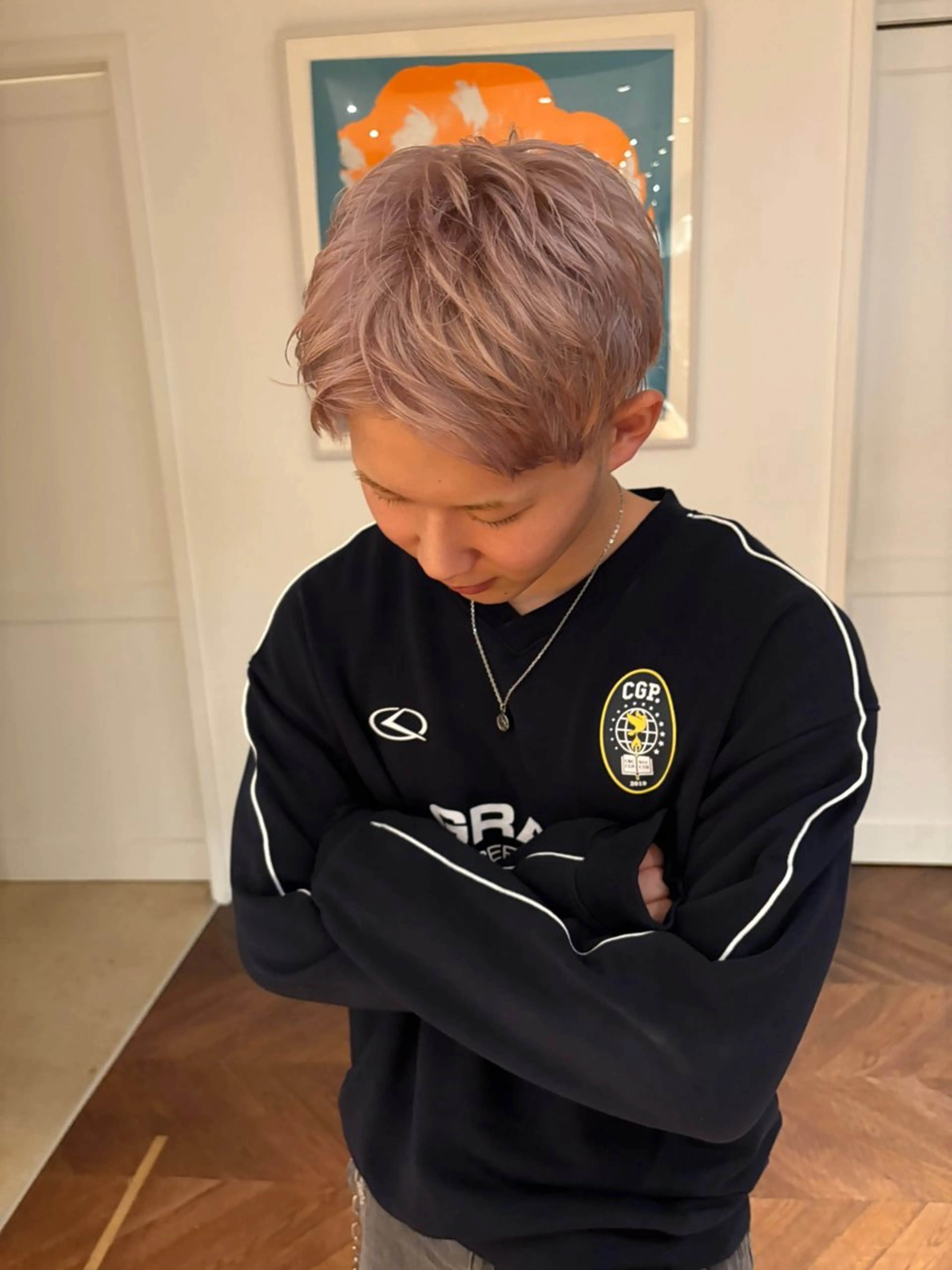 メンズ ヘアカラー 【SARA】 meiのヘアスタイル