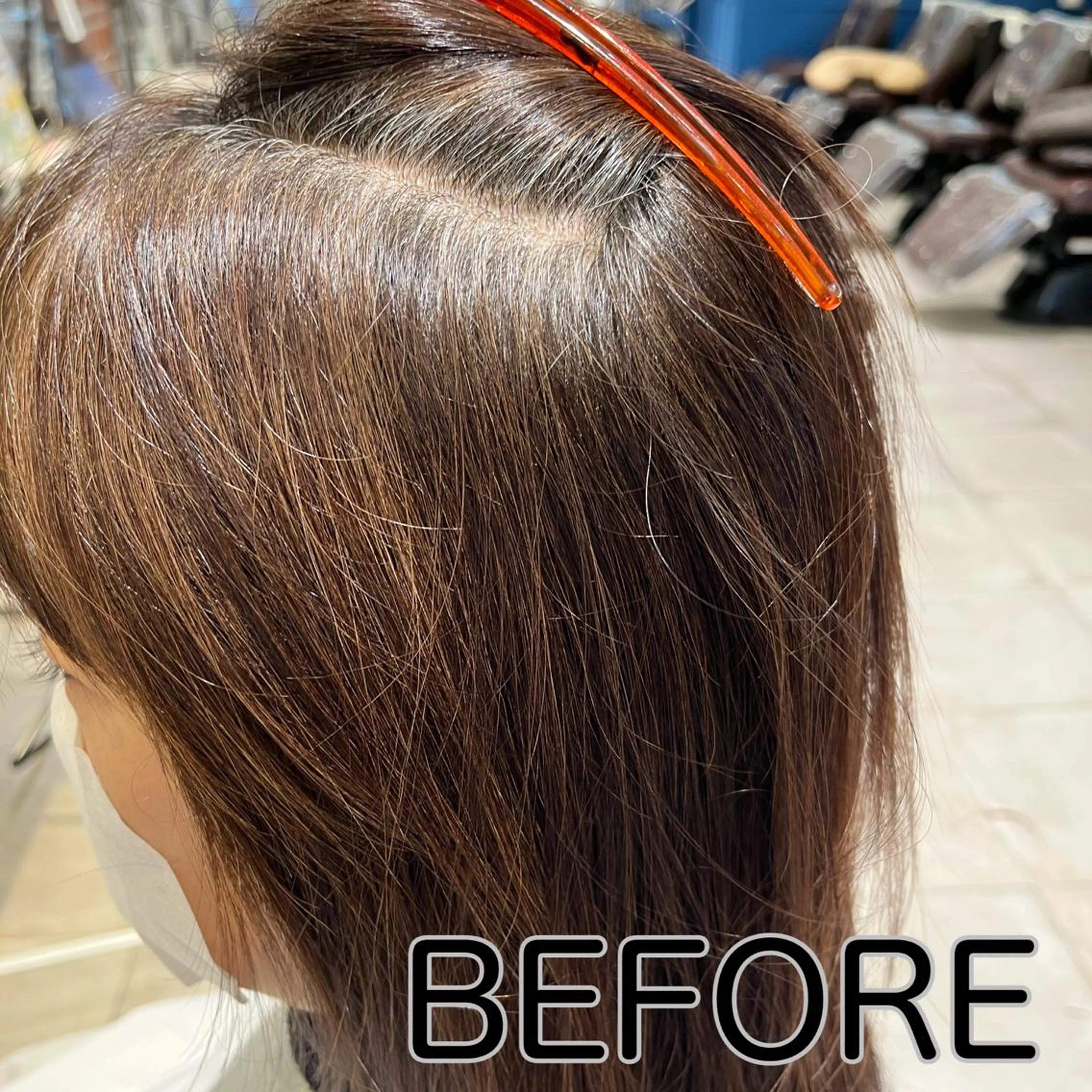 ミディアム カラー アディクシーカラー アッシュ 黒髪 ブリーチ ブラウンカラー 長津 健一郎のヘアスタイル