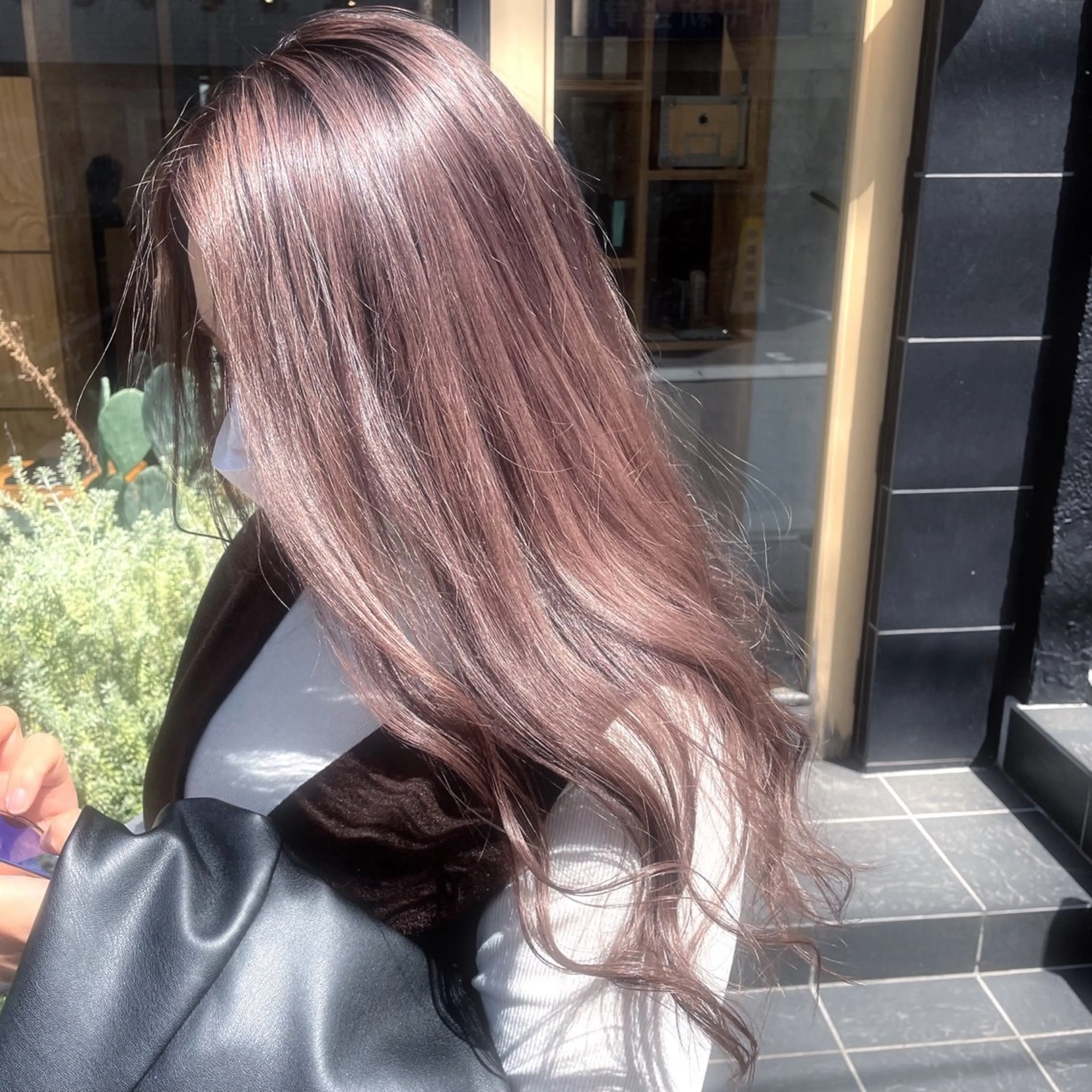 カラー ブラウンカラー ピンクカラー トリートメント 【Sia中野新橋🫧 kaho】のヘアスタイル