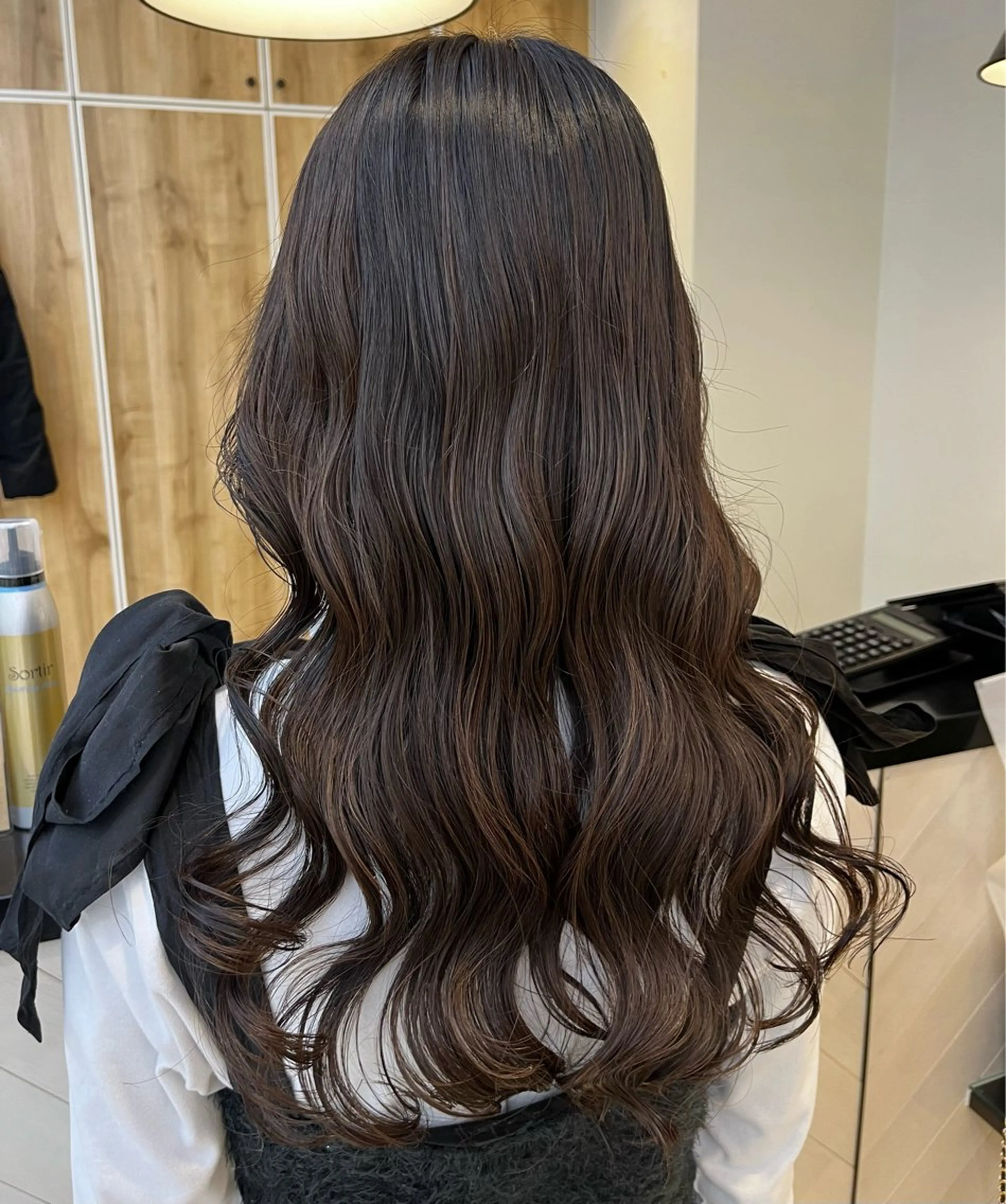 ロング コテ巻き風パーマ🫧 麻尋のヘアスタイル