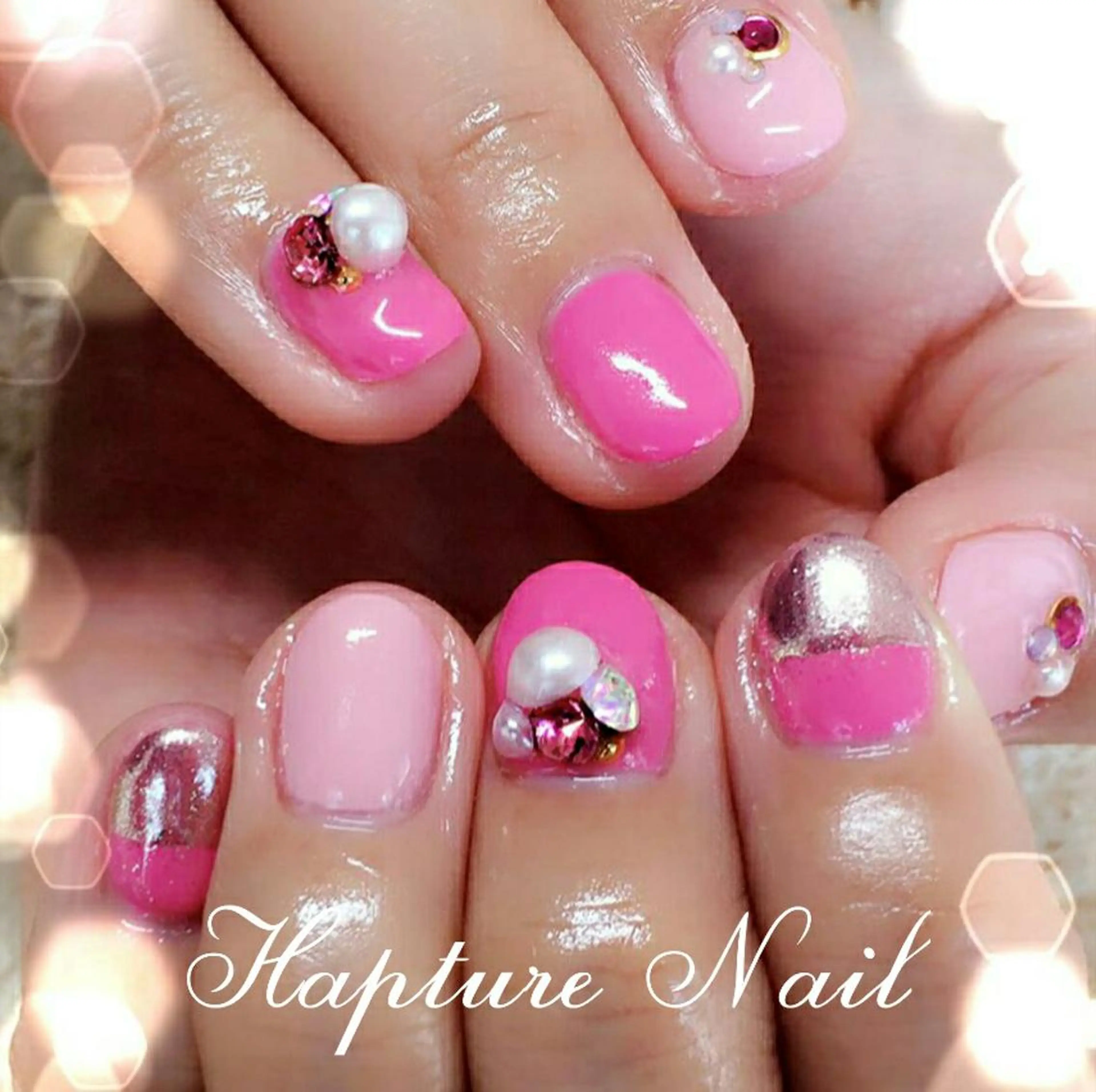 ネイル ミラーネイル m- Hiroのネイルデザイン