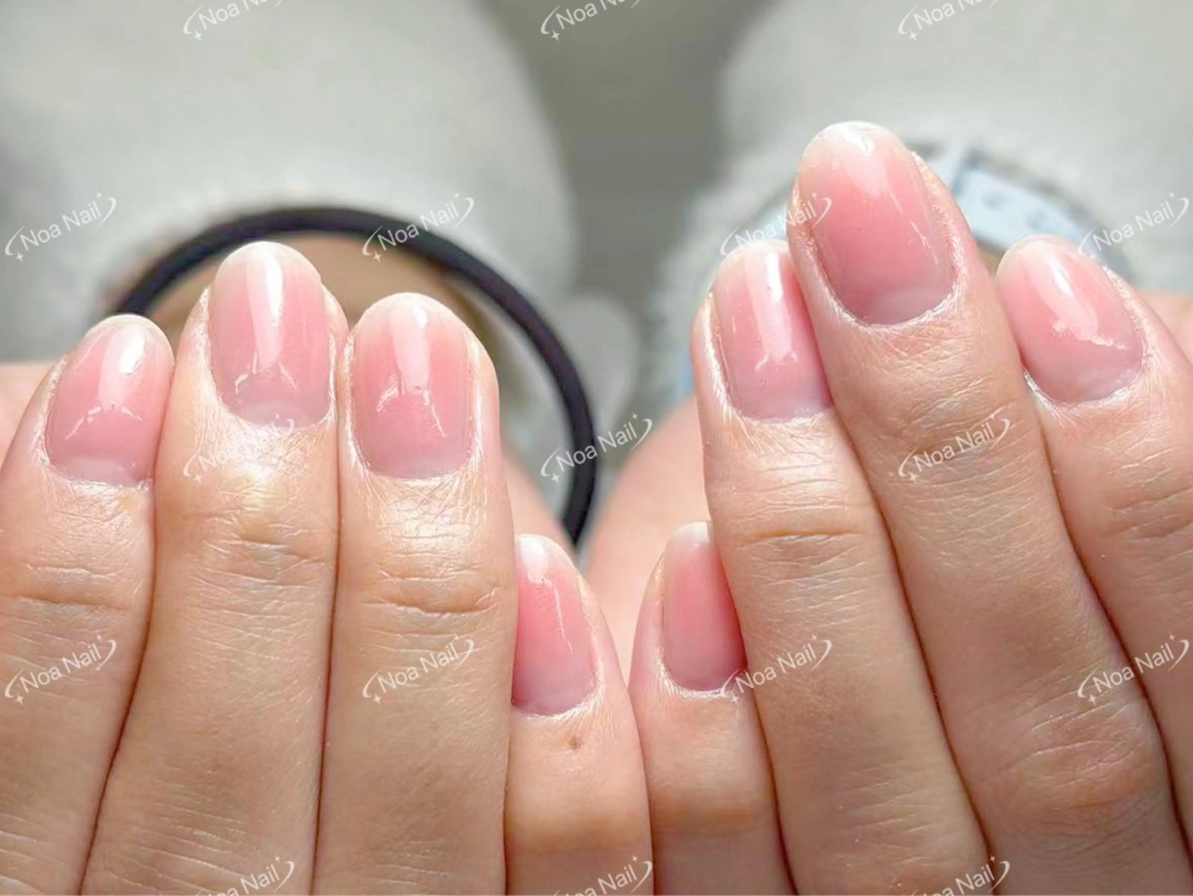 ネイル フレンチネイル グラデーション 韓国ネイル 持ち込み ニュアンスネイル ハンドネイル Noa Nailのネイルデザイン