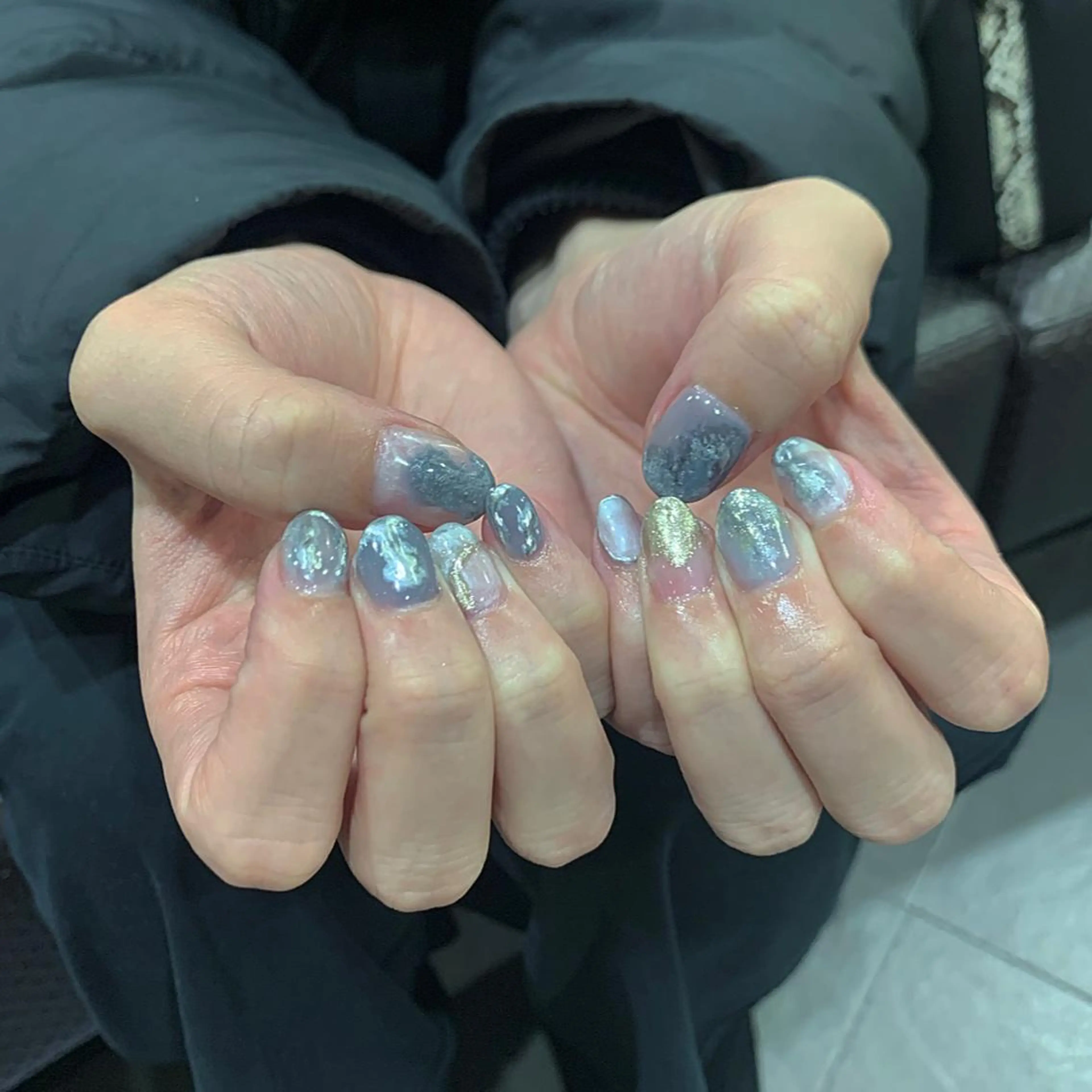 ネイル 海外girl🤎 透明感ベージュmaoのヘアスタイル