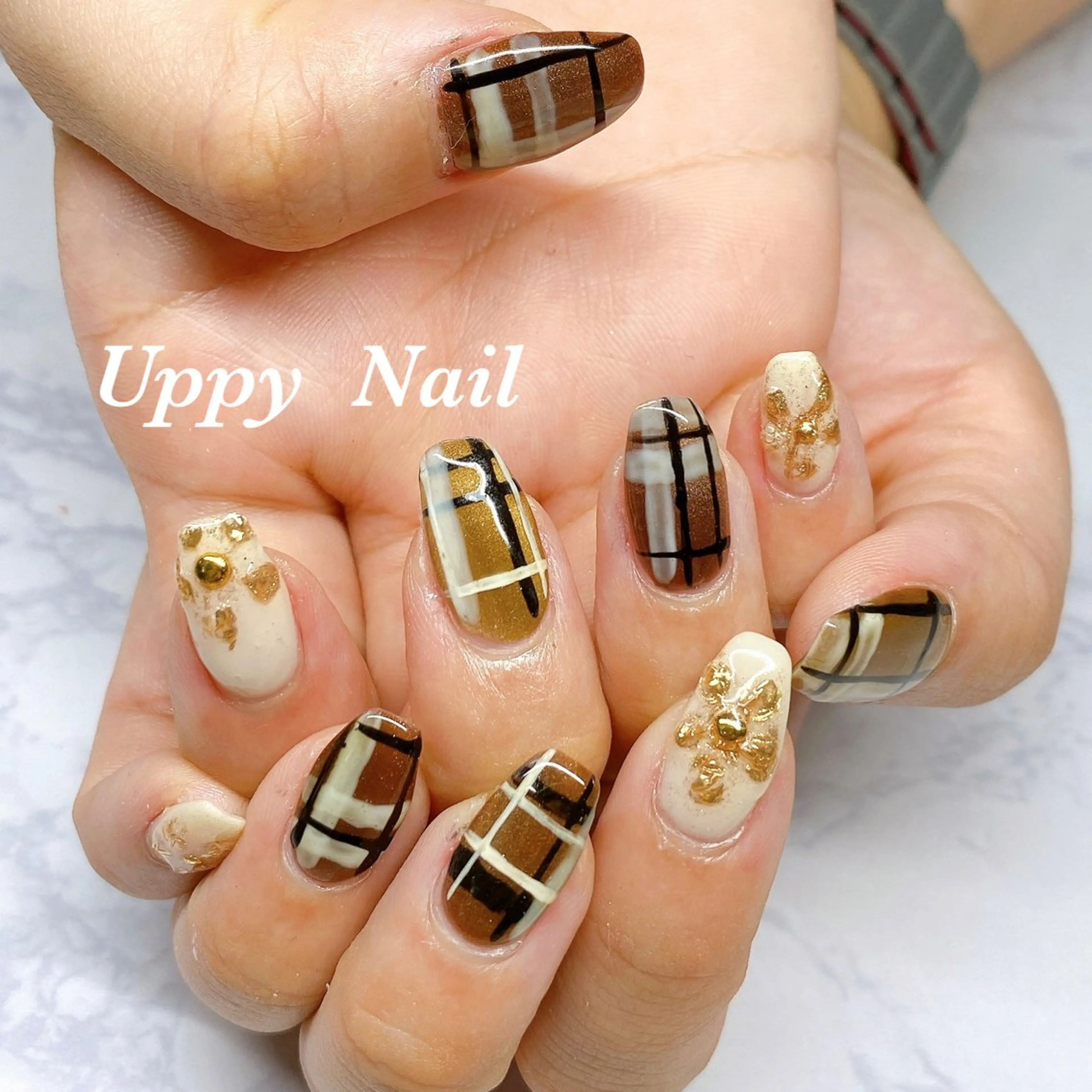 ネイル 持ち込み ハンドネイル Uppy Nail ukyoのネイルデザイン