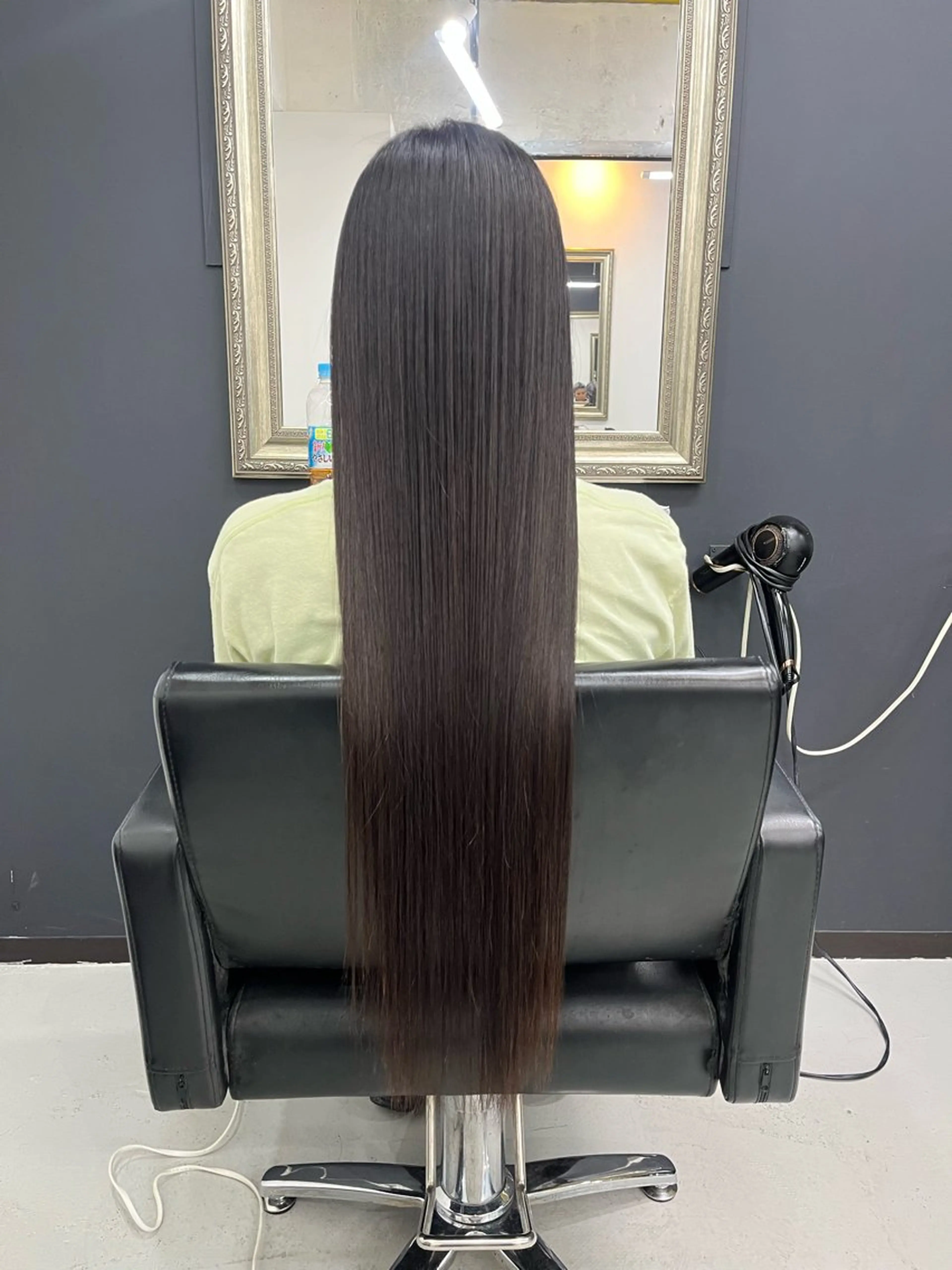 ロング ロング 縮毛矯正 縮毛矯正 ayame りくのヘアスタイル