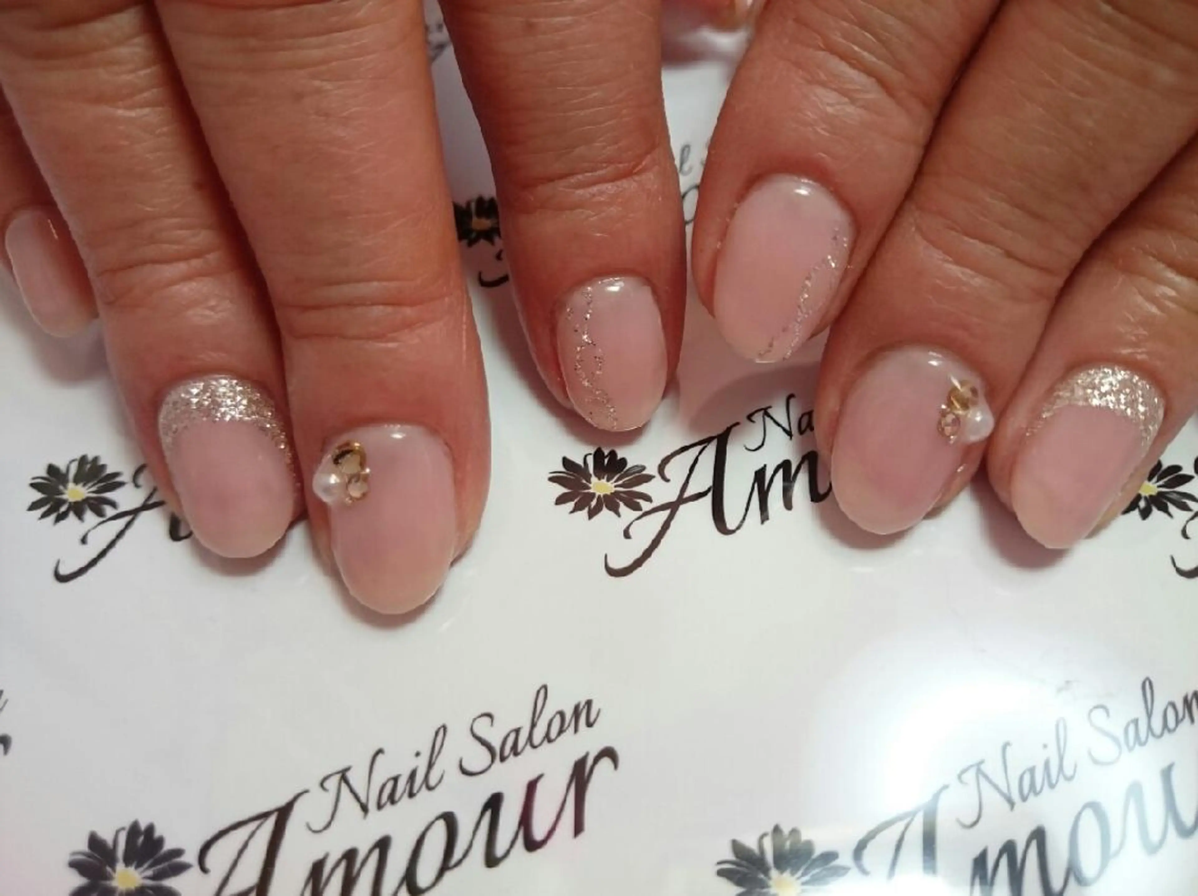 ネイル シンプルネイル nailsalon ♡amour♡のネイルデザイン