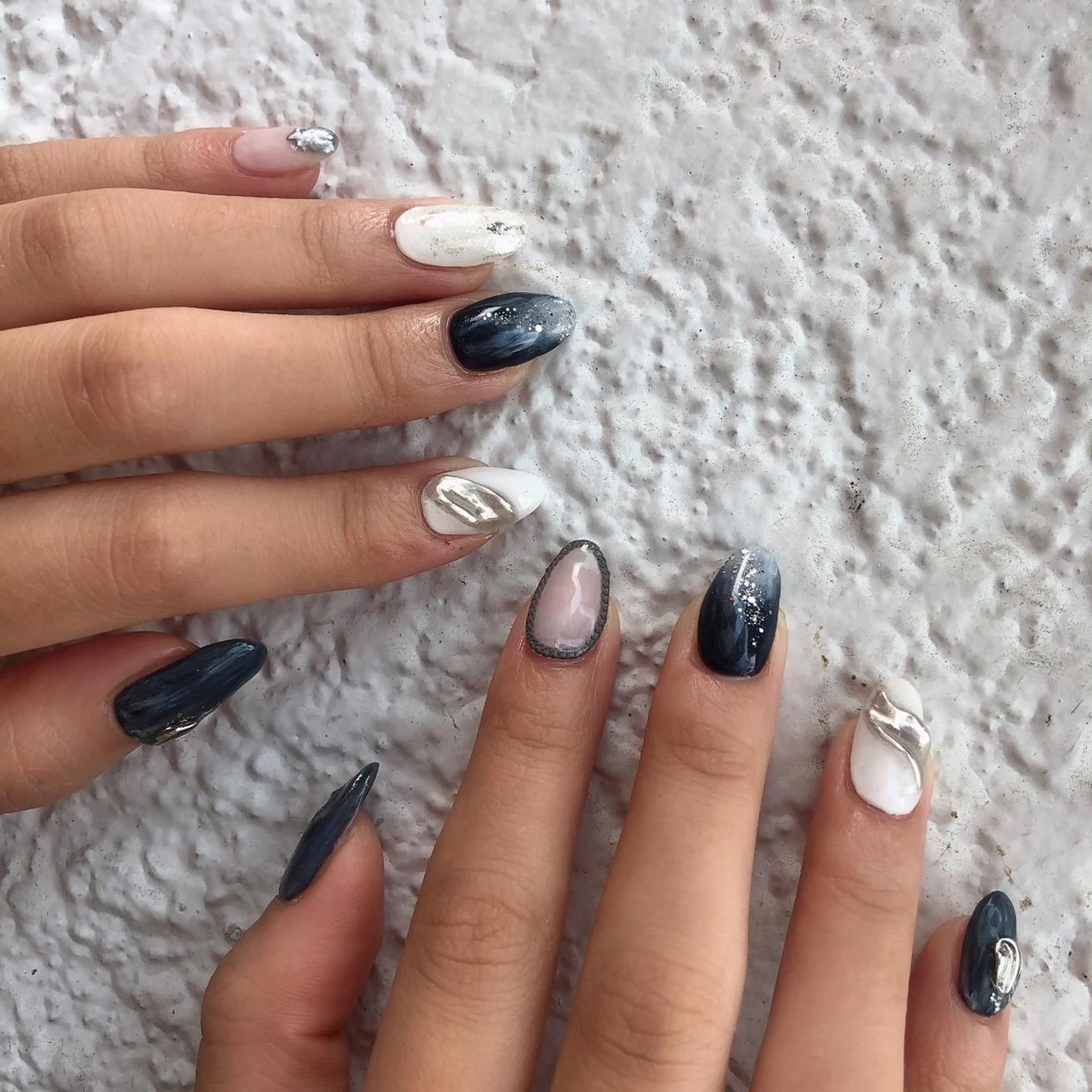 ロング カラー ヘアアレンジ キッズ ネイル マツエク・マツパ 福田 加奈のネイルデザイン