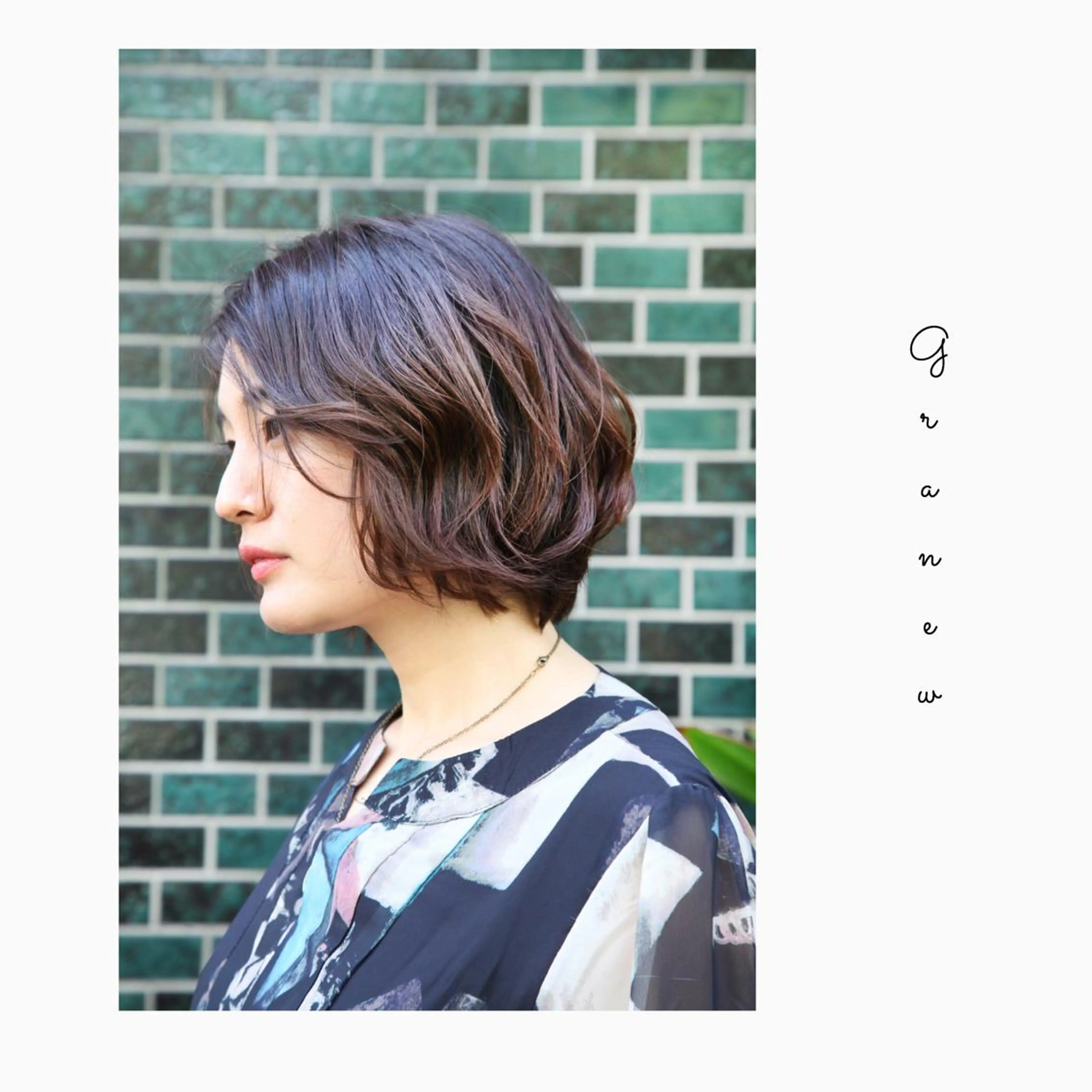 ショート カラー ヘアアレンジ granew所属・美艶ボブ 石井一成のヘアスタイル