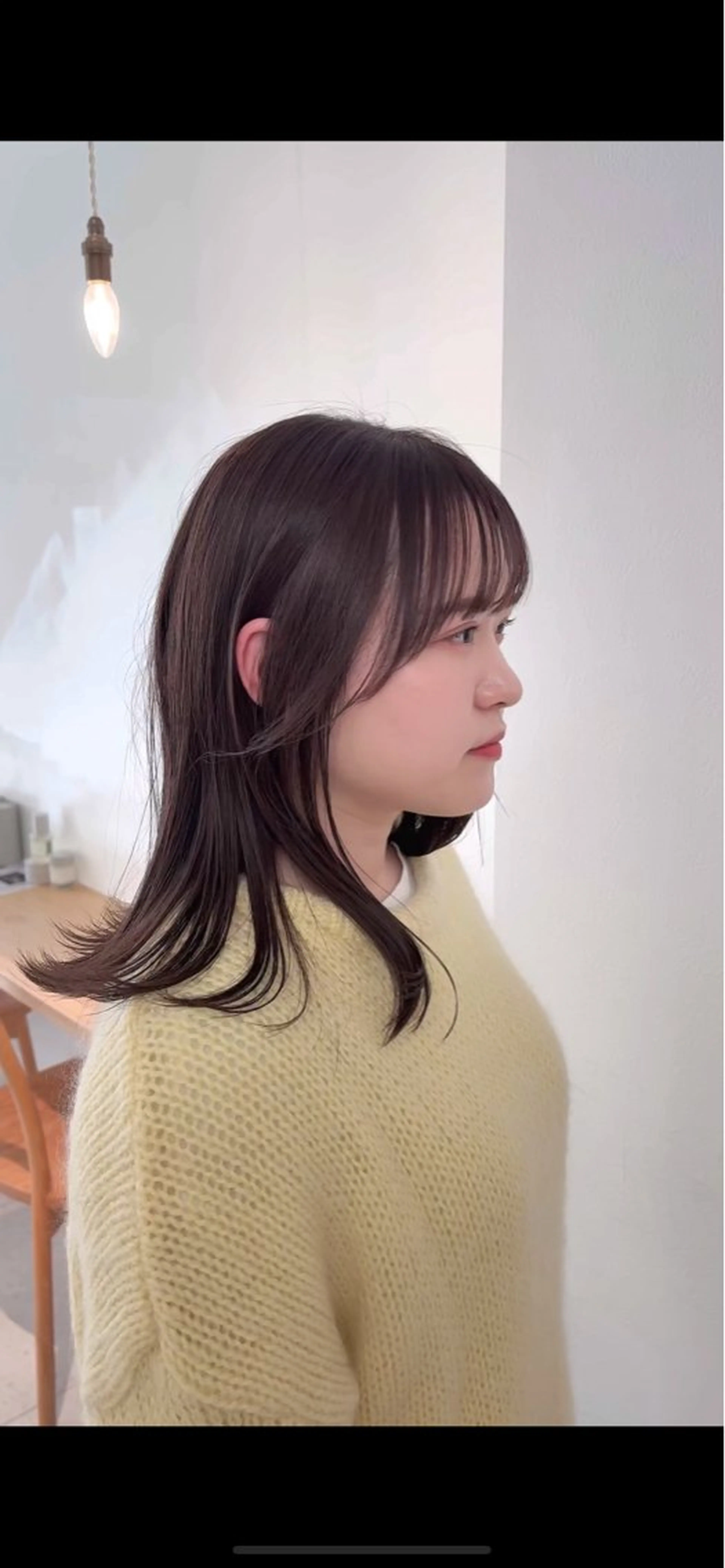 ミディアム カラー カット ヘアカラー トリートメント 平田 健一のヘアスタイル