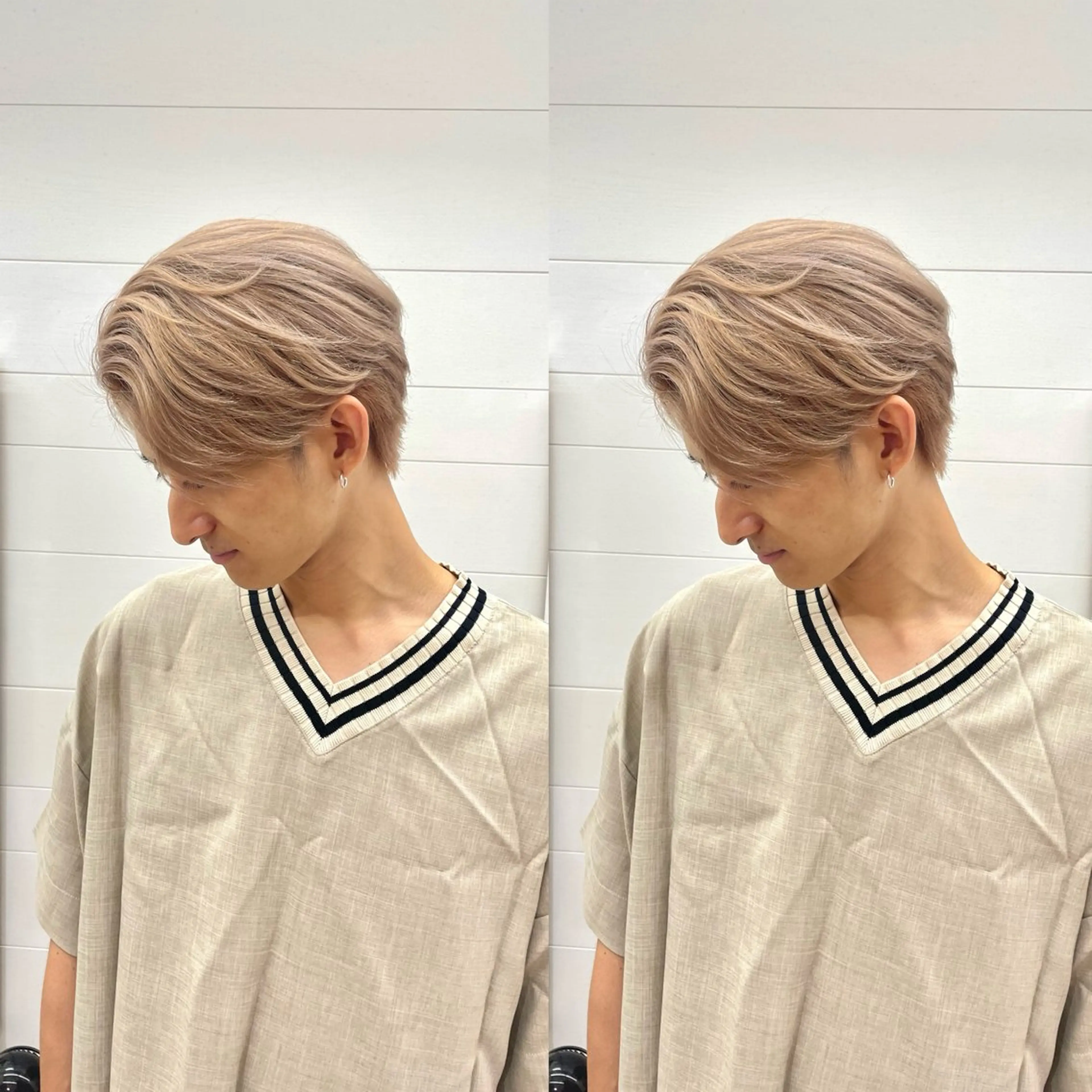 ショート メンズ メンズブリーチ ヘアカラー トリートメント color/mens ⛓️mariのヘアスタイル