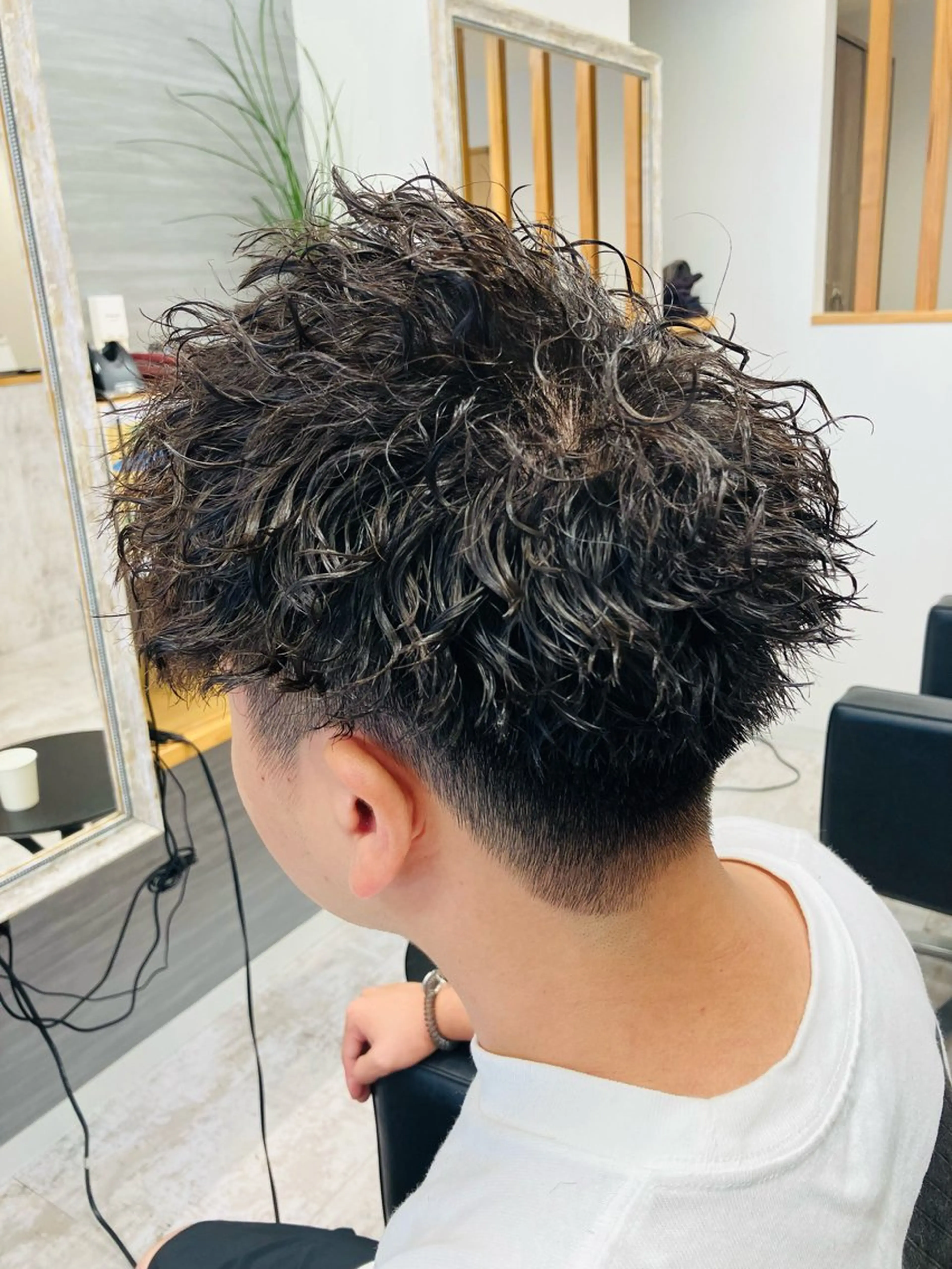 パーマ メンズ カット パーマ メンズ特化/パーマ/ フェードWATARUのヘアスタイル