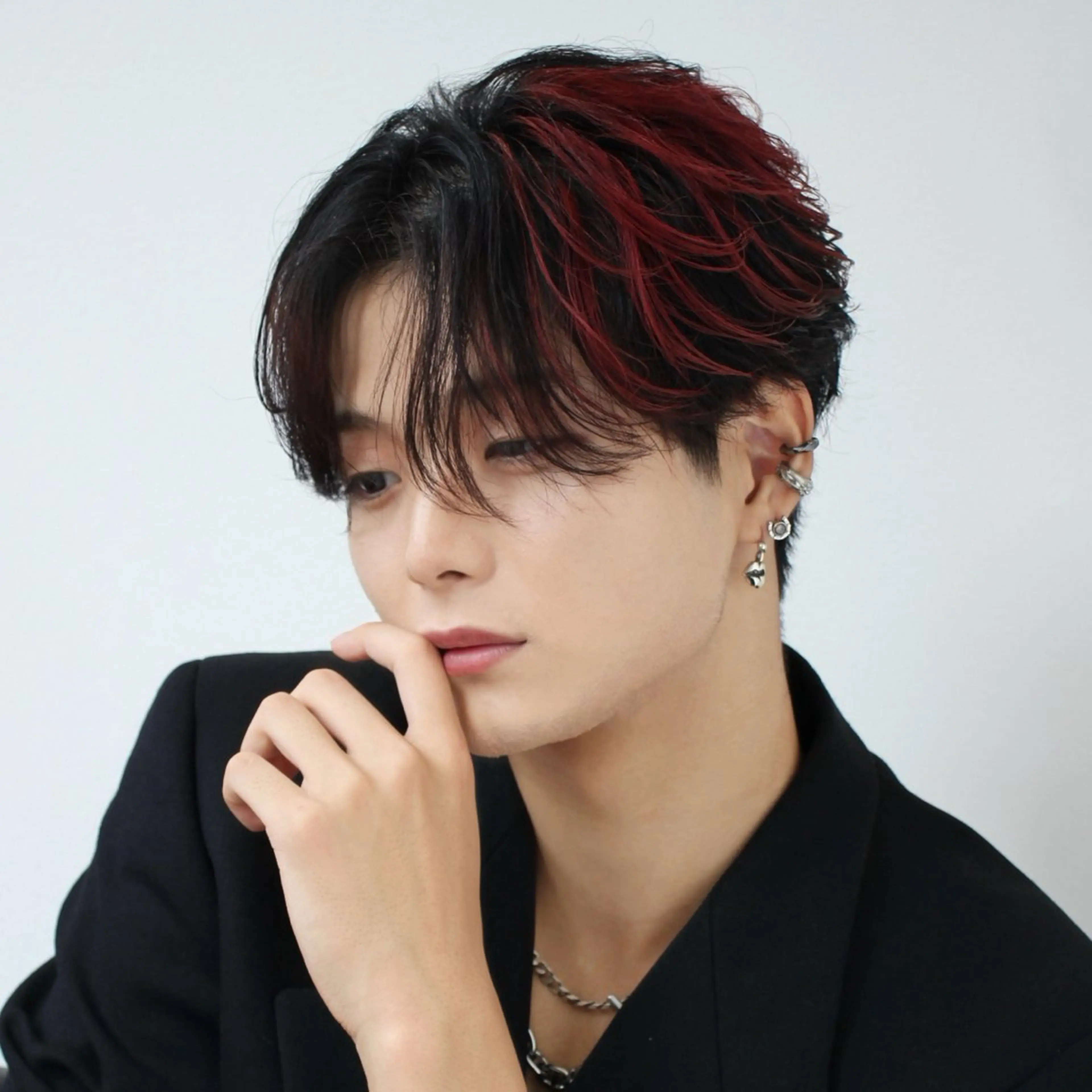 メンズカット+フェザーパーマの写真