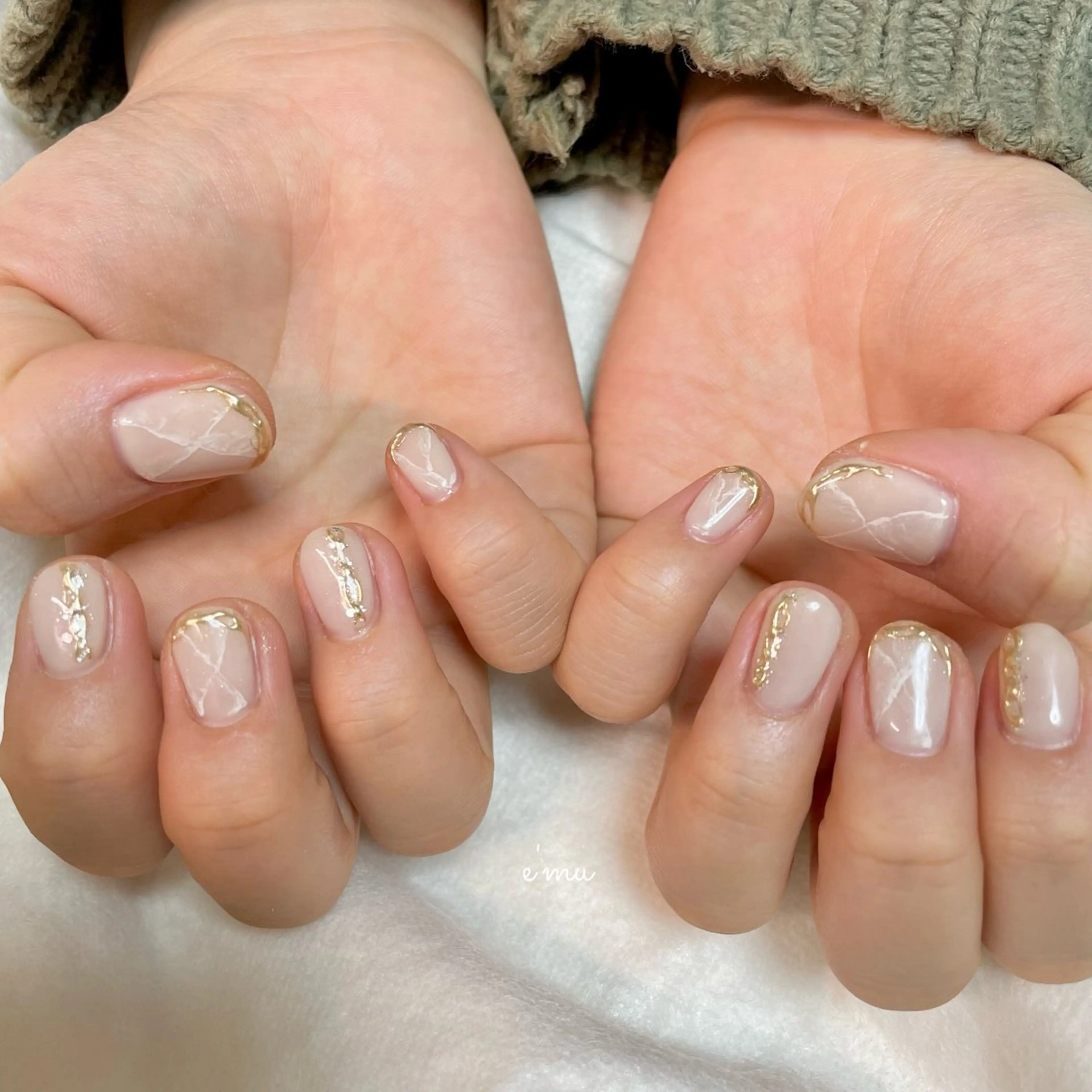 ネイル ハンドネイル nail salon e'mu💐のネイルデザイン