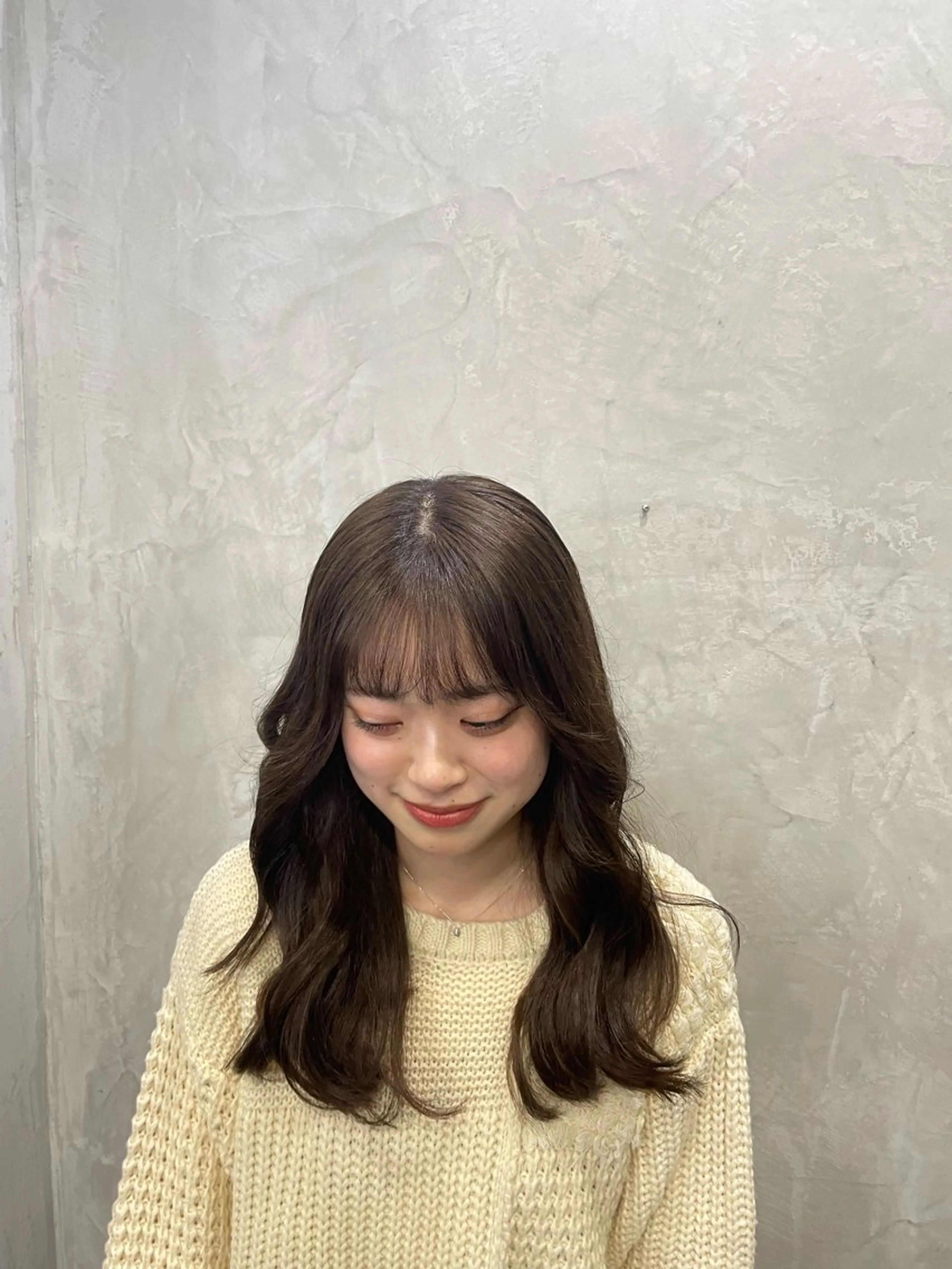 カラー ブラウンカラー ヘアセット MaisonHALU さくらのヘアスタイル