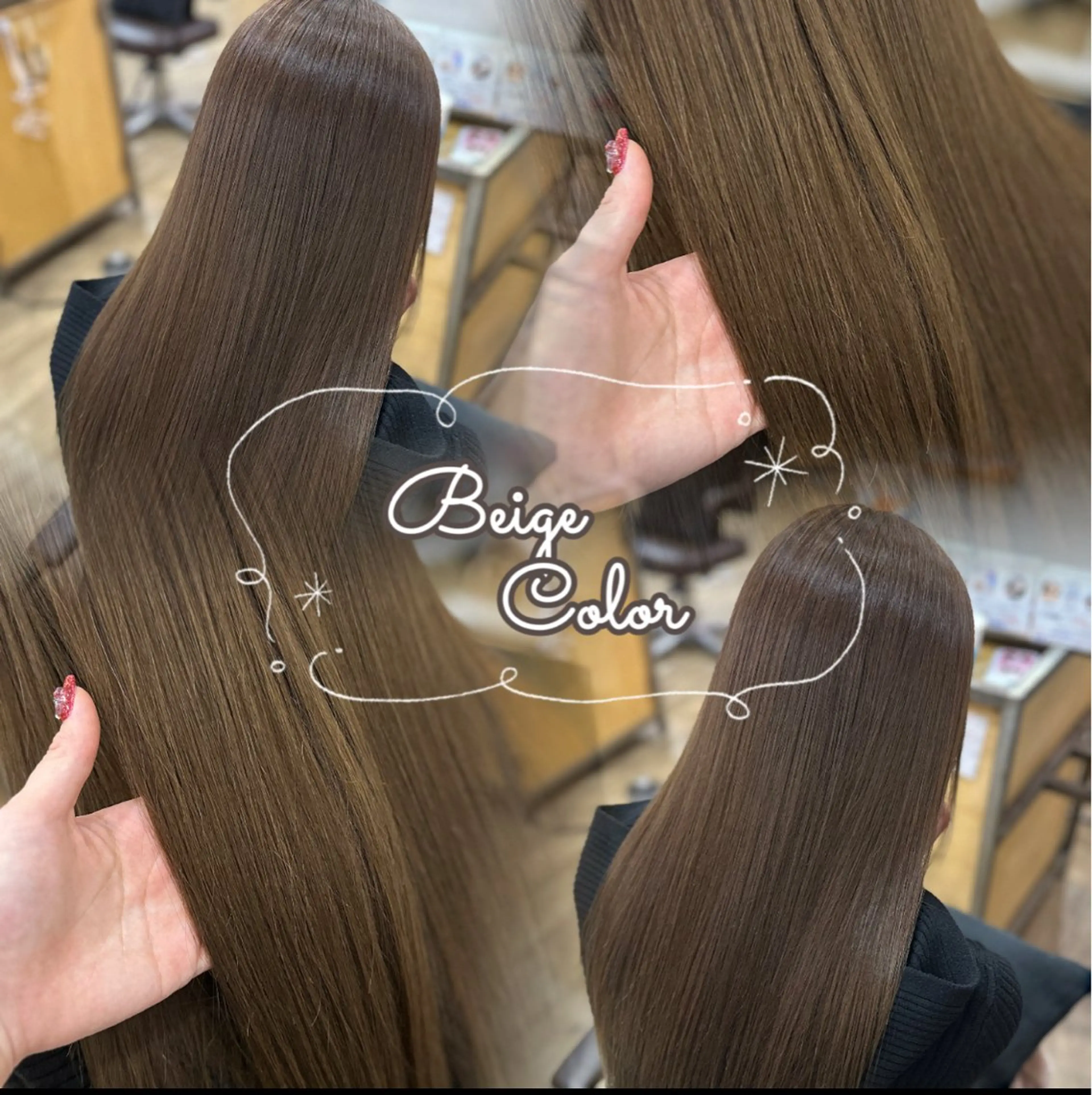 ロング ヘアカラー 🎀ITSUKI暖色 カラー/レイヤー🎀のヘアスタイル