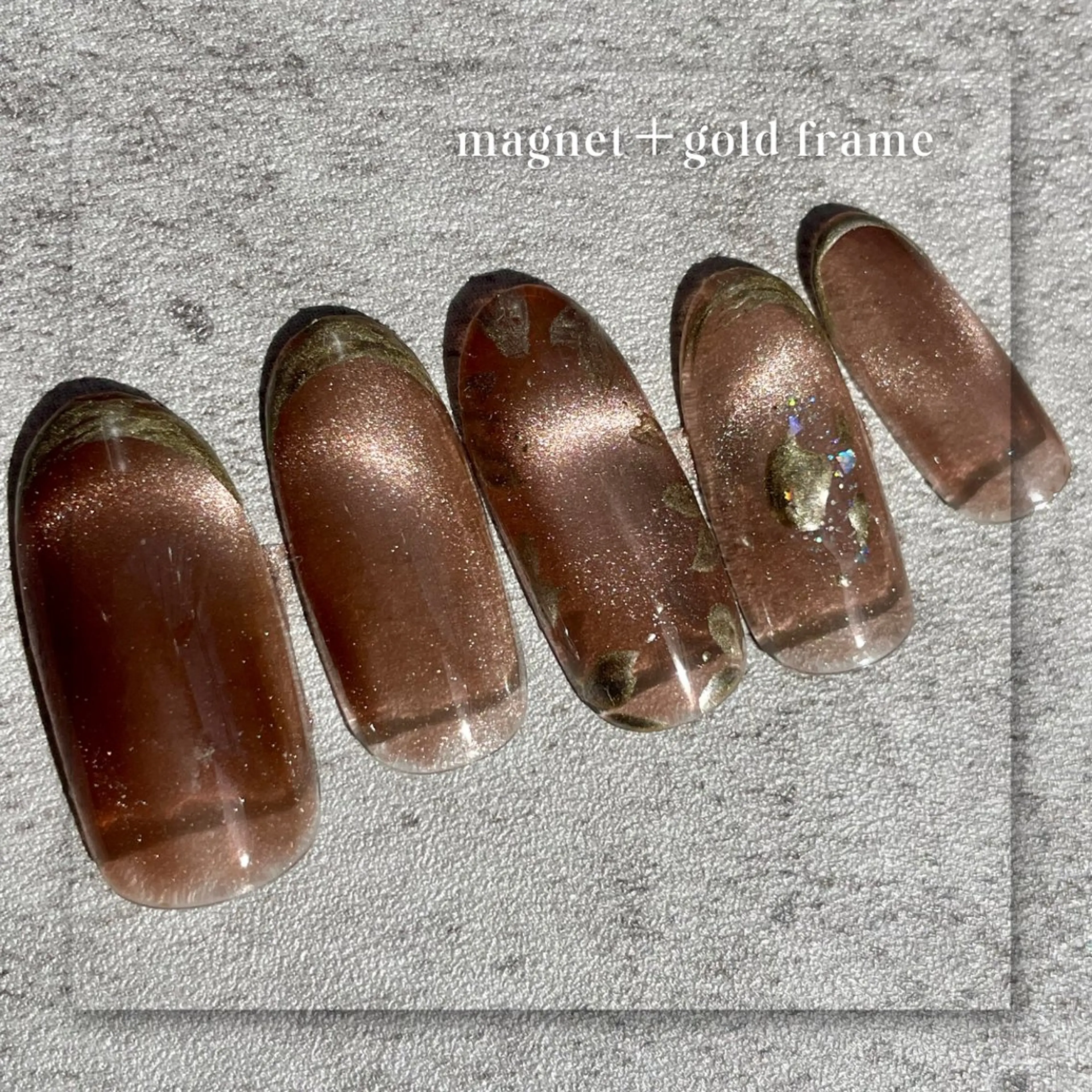 ネイル アニマル柄 フレンチネイル グラデーション 韓国ネイル マグネットネイル Seemly 千田町店所属・フラワーパラジェル 🌸シームリーエミのネイルデザイン