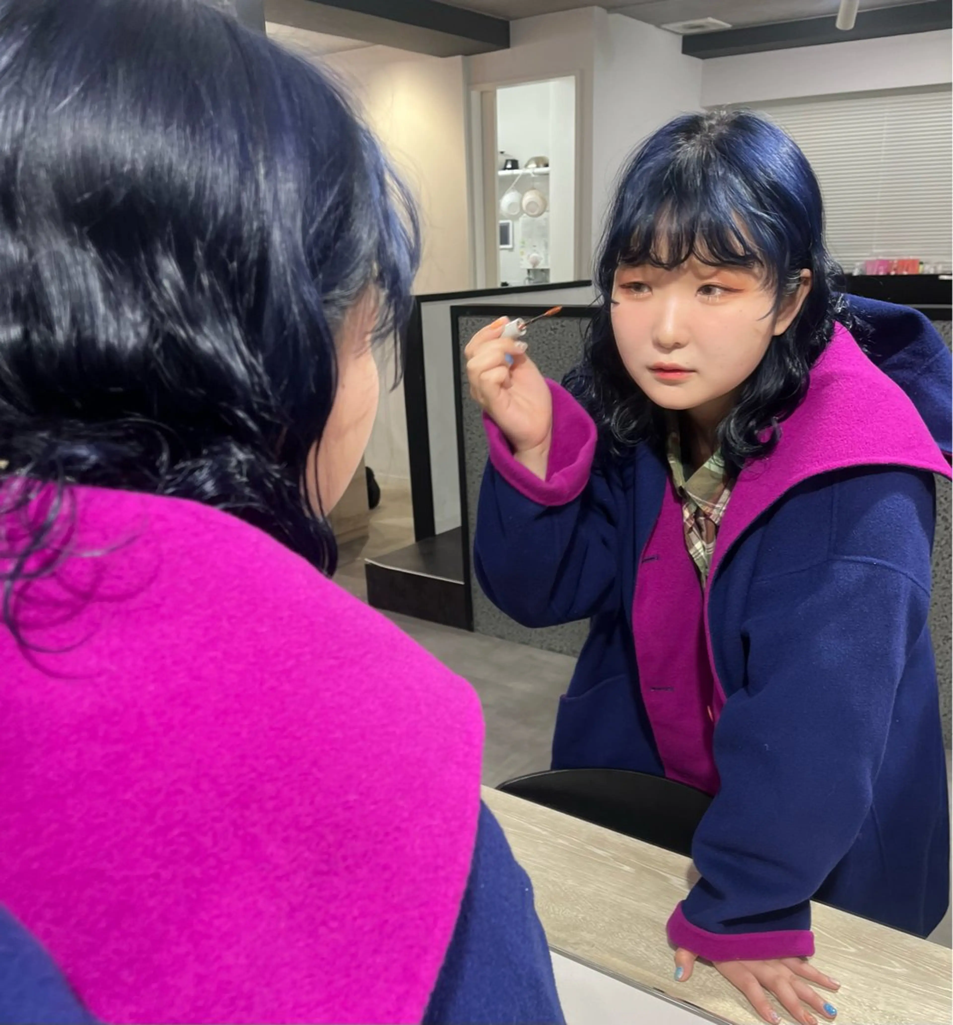 セミロング 本田 愛実 (ホンダアミ)のヘアスタイル