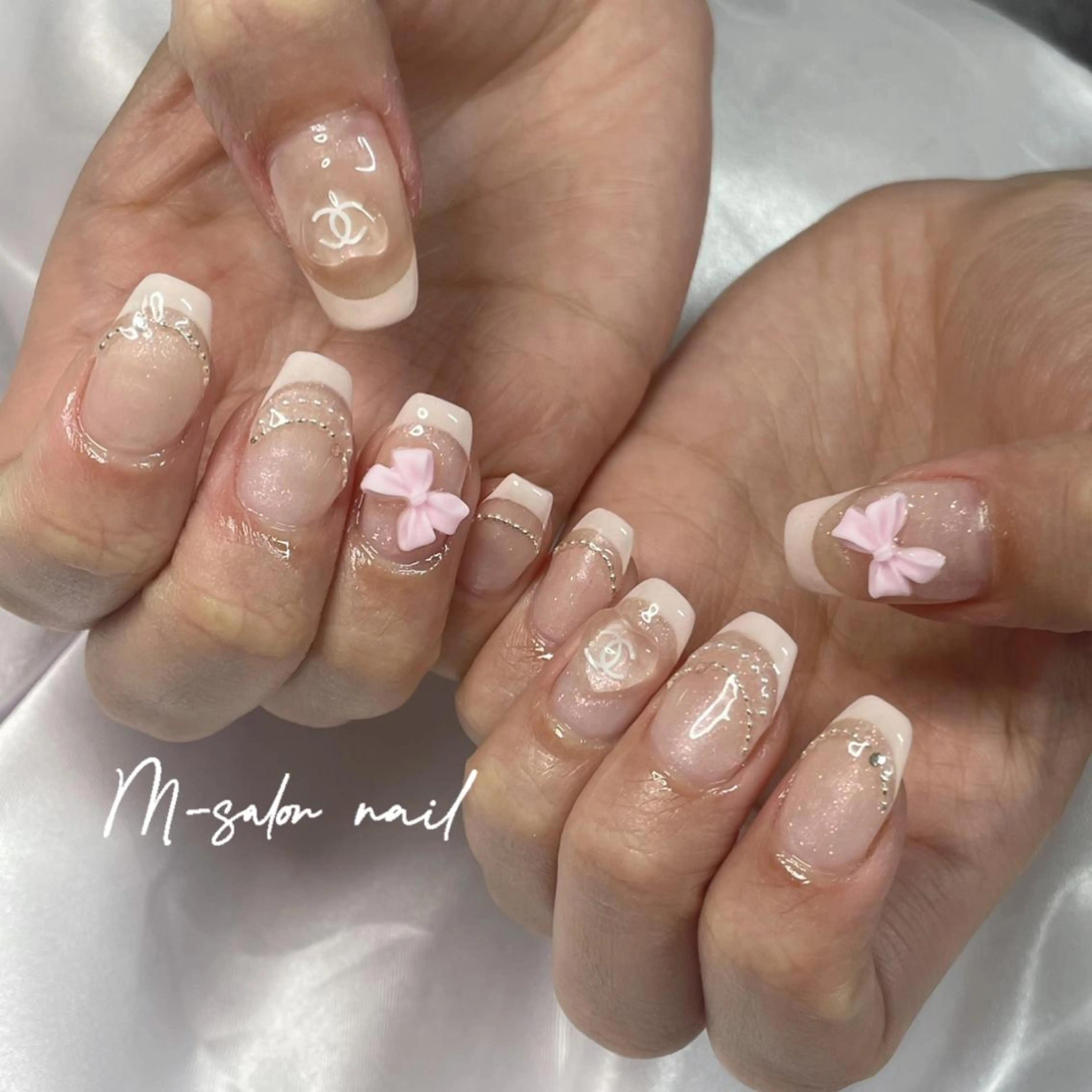 ネイル ハンドネイル 韓国/網紅/パーツ M-salonのネイルデザイン