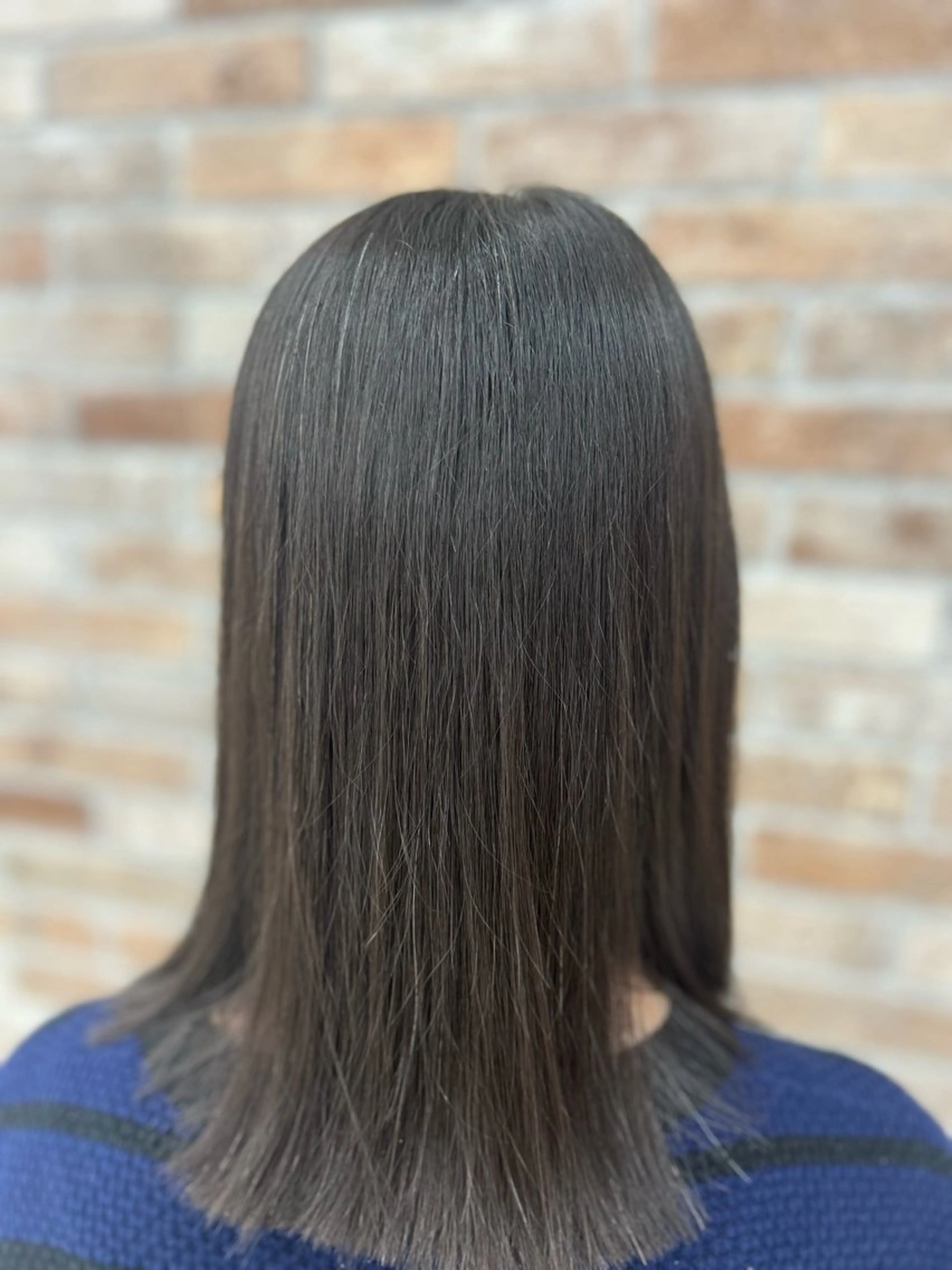 ミディアム 毛流れ 癖毛カット/ 英山明未のヘアスタイル