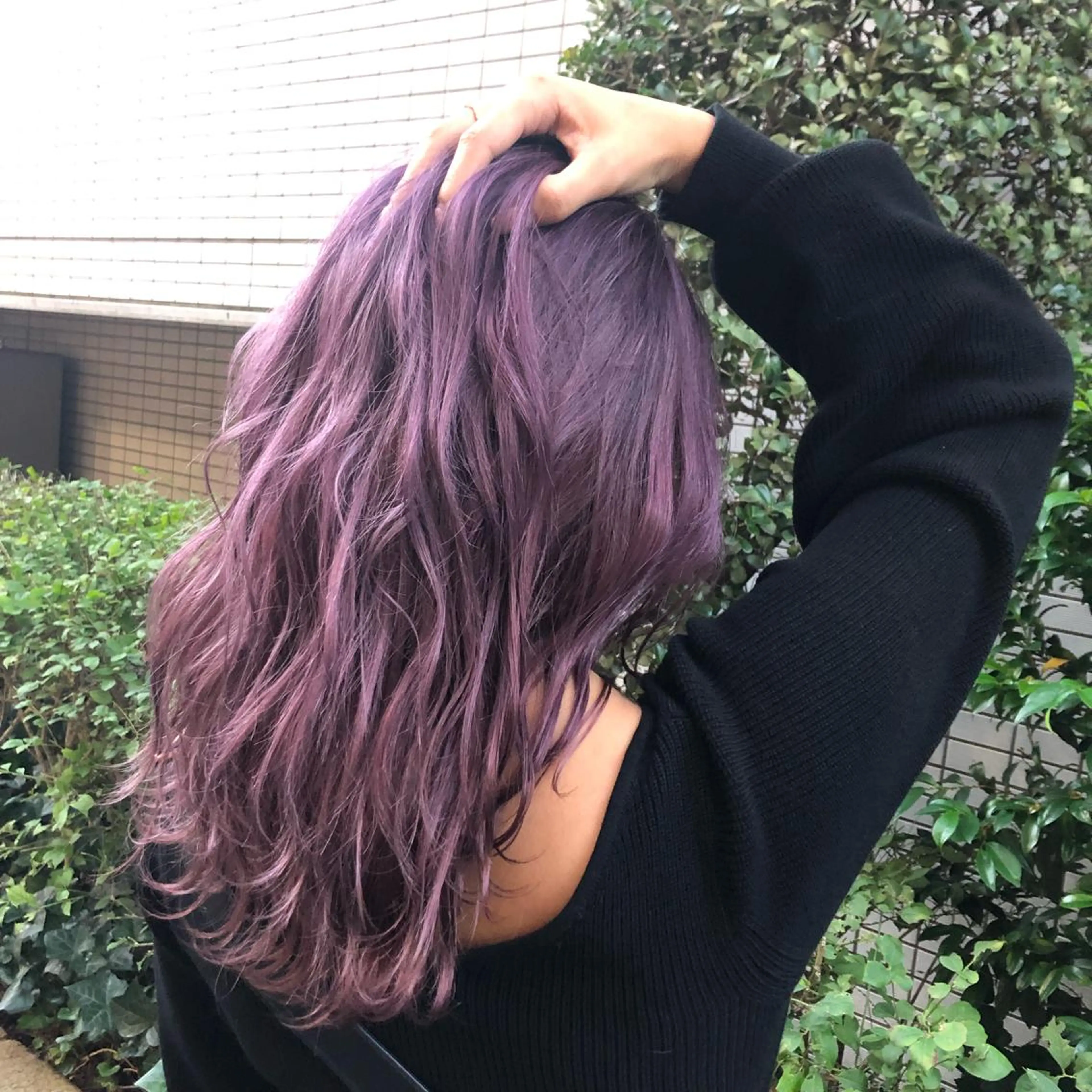 ロング カラー ヘアカラー イシカワ エリナのヘアスタイル