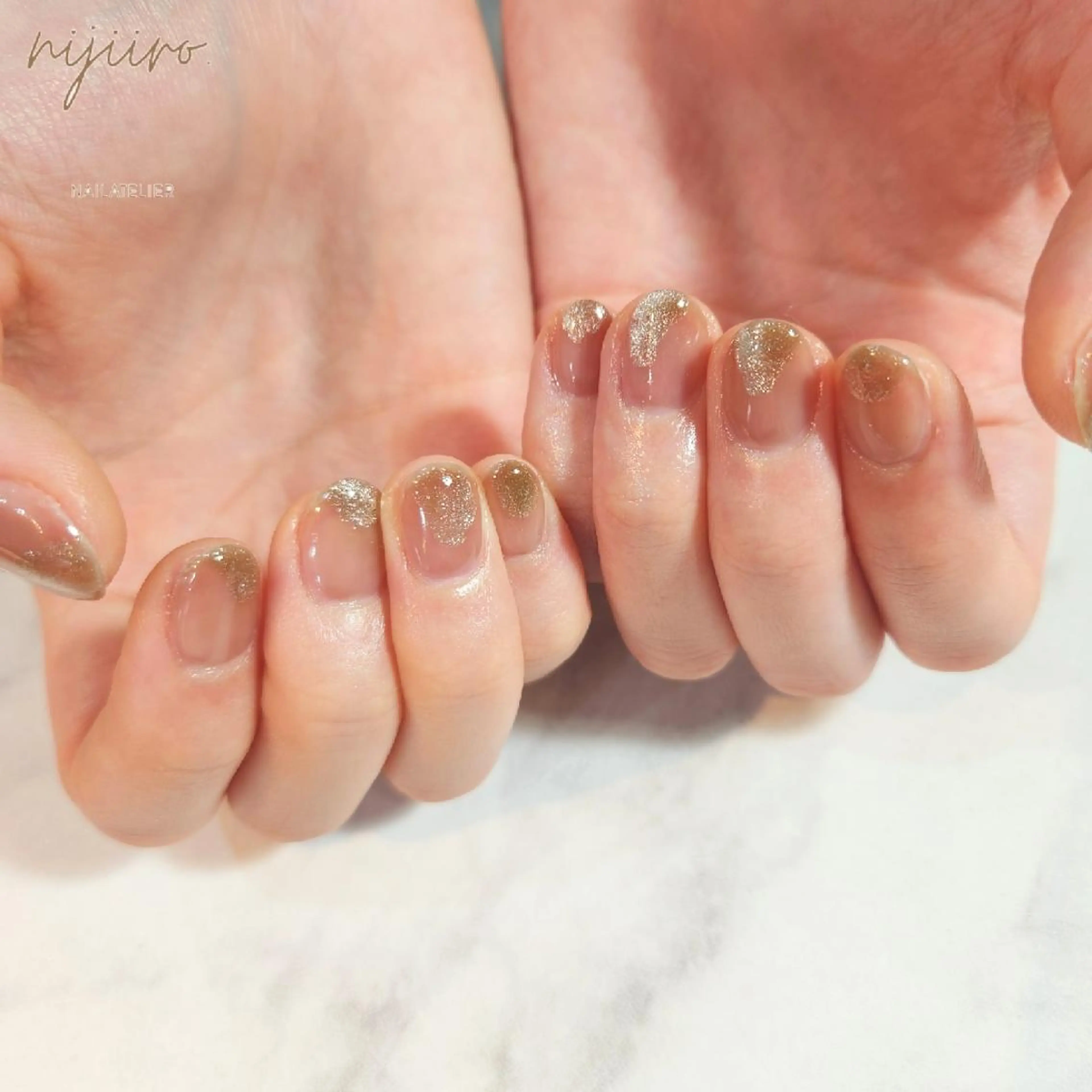 ネイル ハンドネイル nailatelier nijiiro.所属・nijiiro🌈 サトウのネイルデザイン