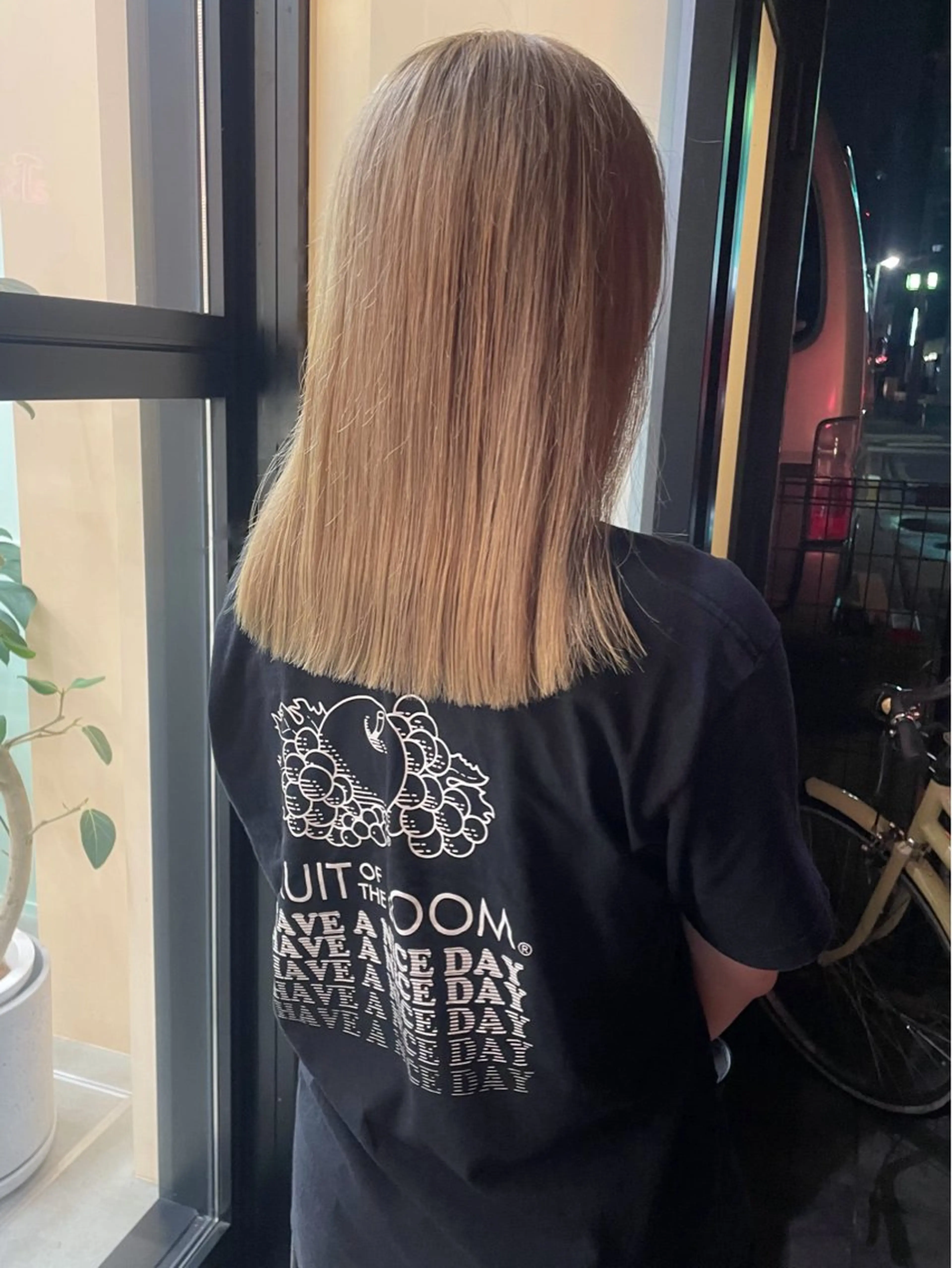 ミディアム ボブカットモデル/パ ーマ/harunaのヘアスタイル