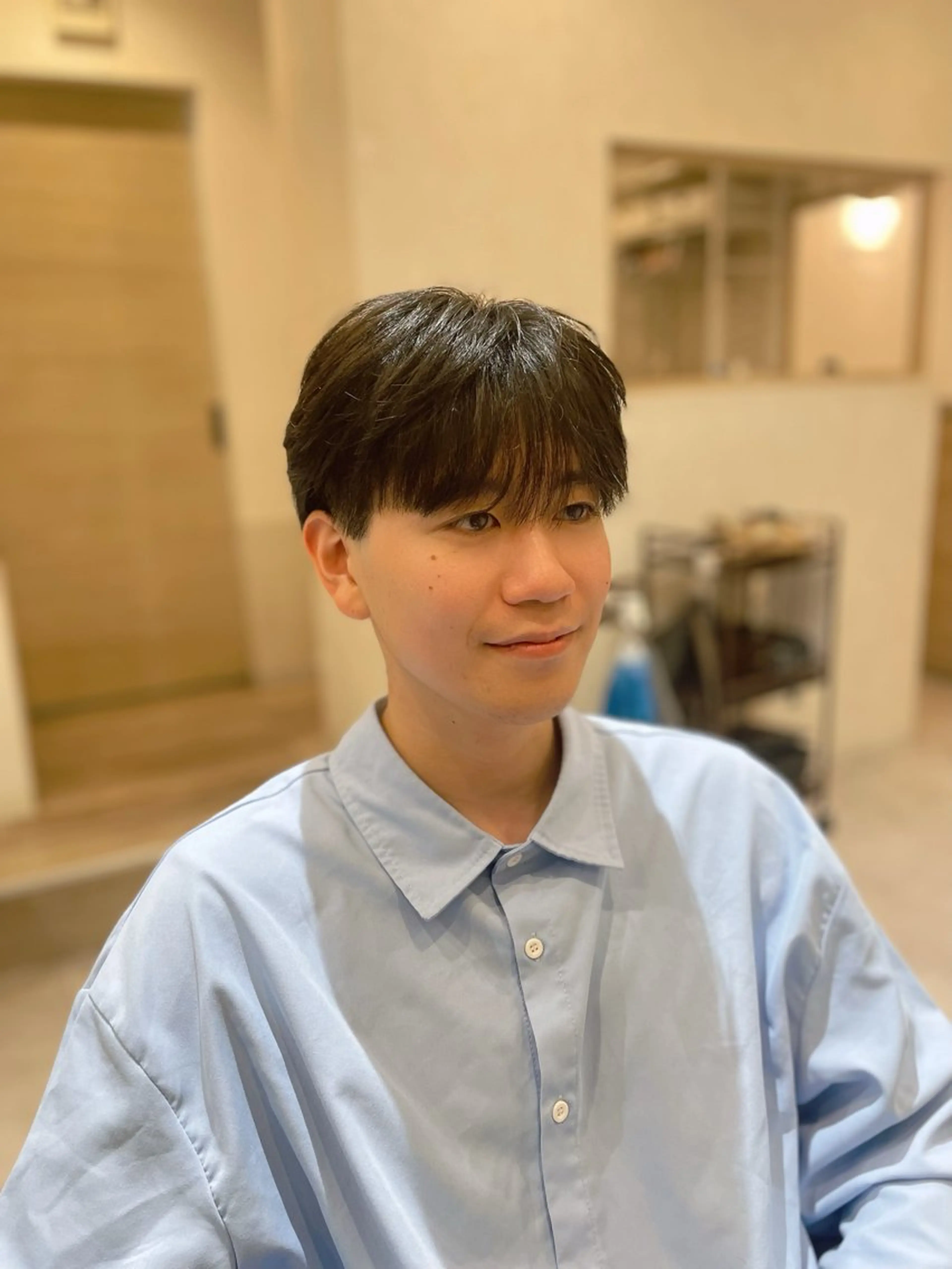 メンズ マッシュ シースルーマッシュ マサキ/メンズカット カラー/モデル募集中のヘアスタイル