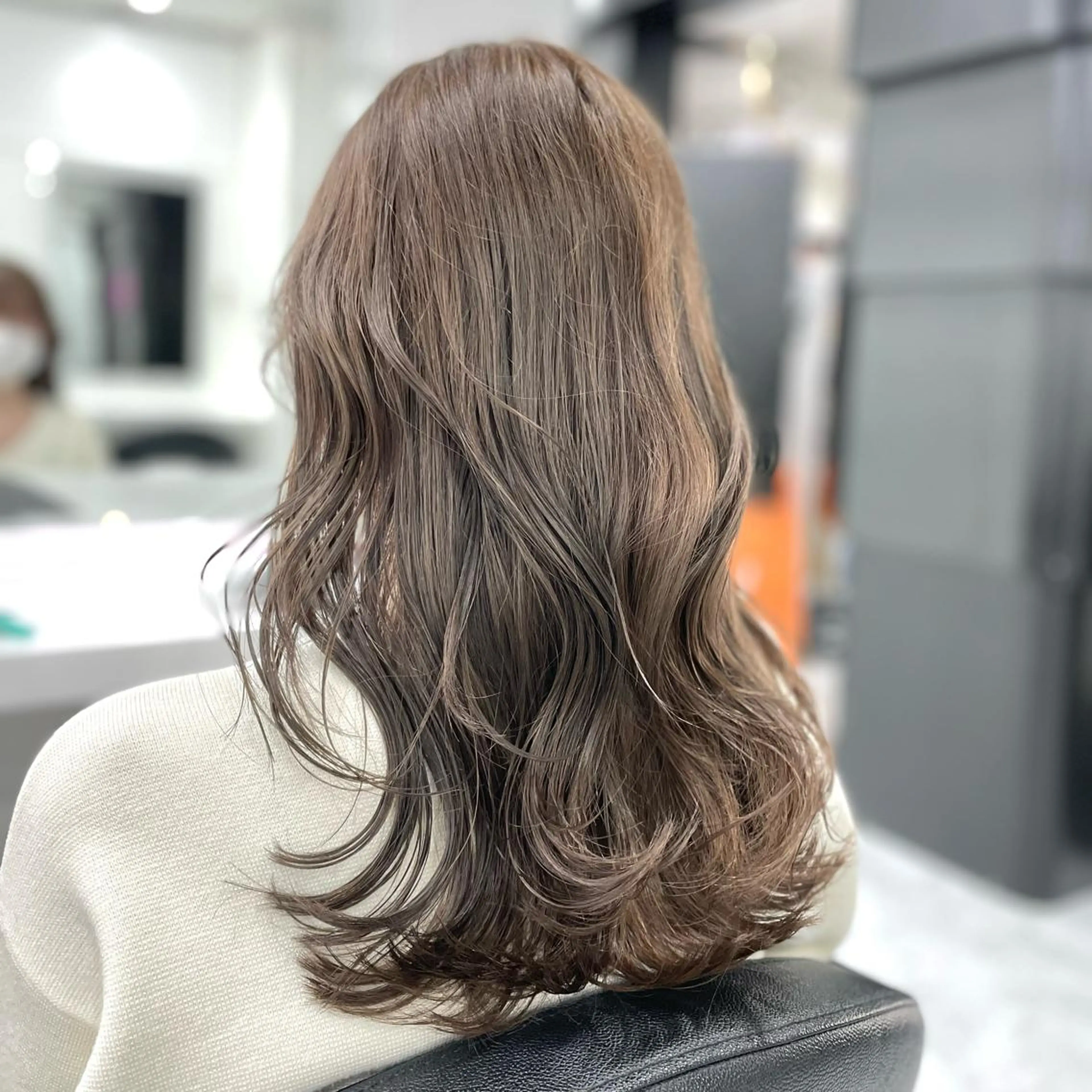 セミロング レイヤーカット 💍大人デザイン /ハイトーン♡リクトのヘアスタイル