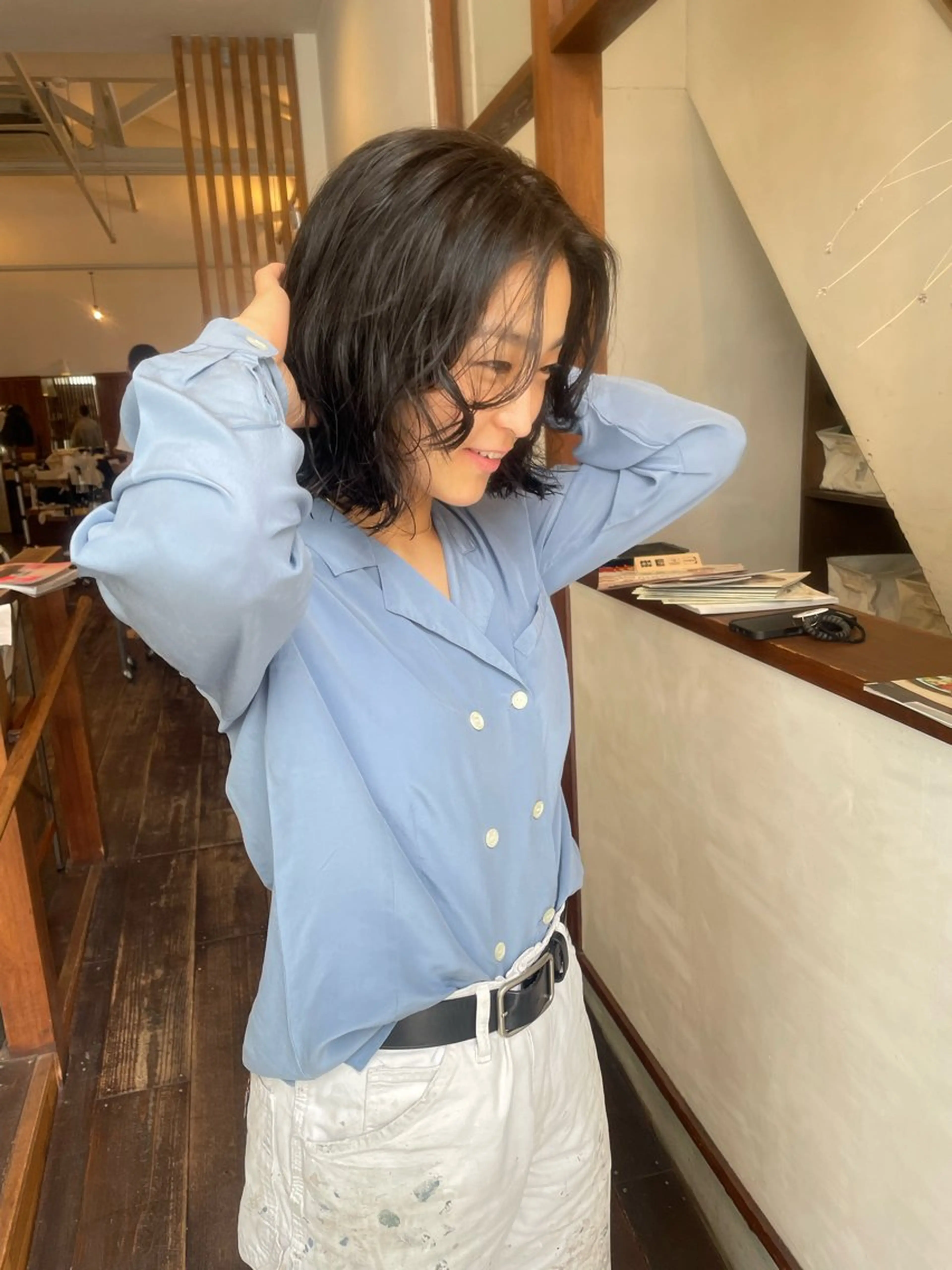 🌀🌿カラー＋パーマ（＋トリートメント）の写真