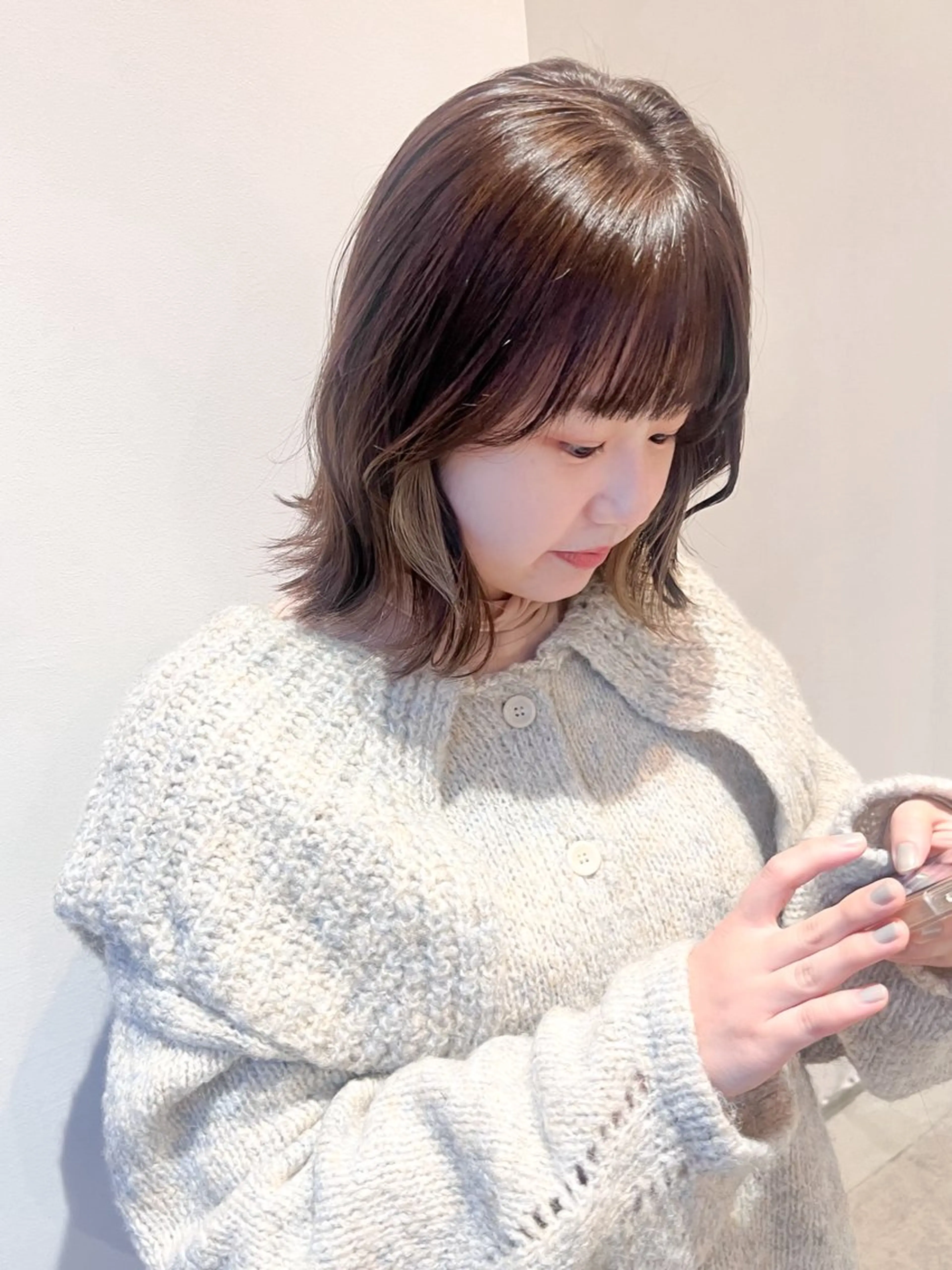 ショート カラー あ あのヘアスタイル