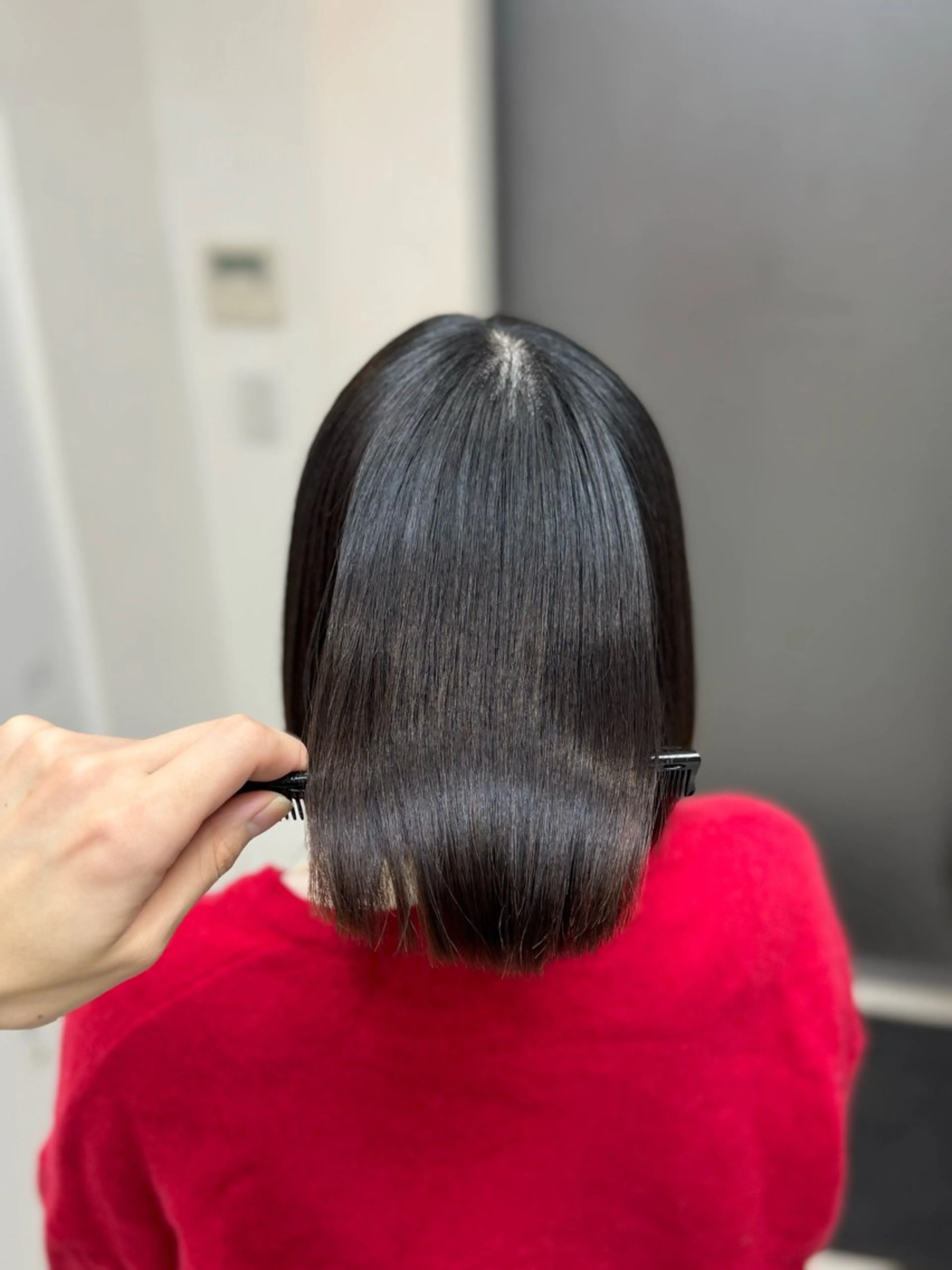 ロング 髪質改善 韓国風ヘア 縮毛矯正 トリートメント ブリーチなし I 髪質改善Ⅰたつやのヘアスタイル