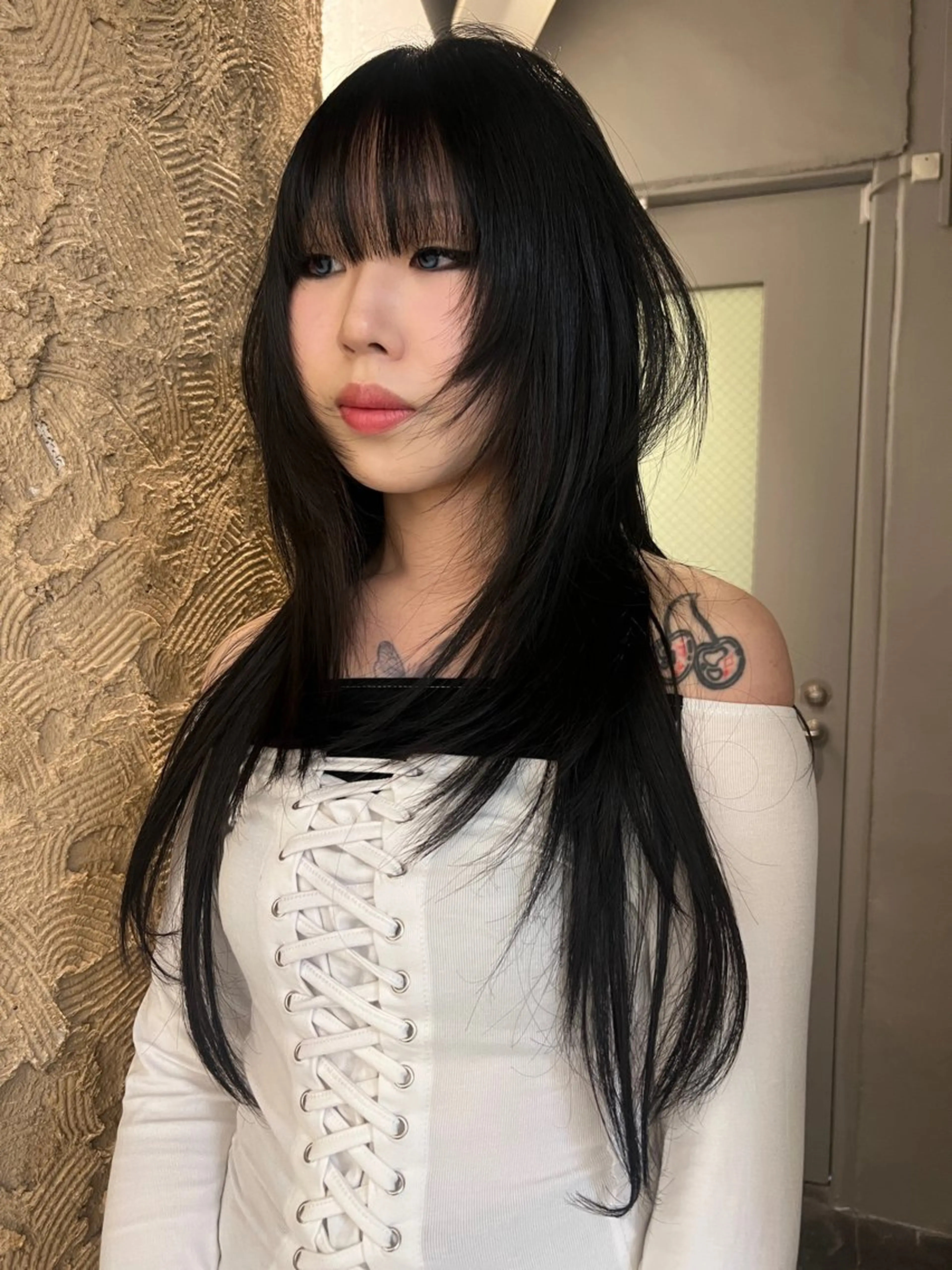 ロング カット haco+所属・圧倒的デザイン力 店長🎨RENAのヘアスタイル