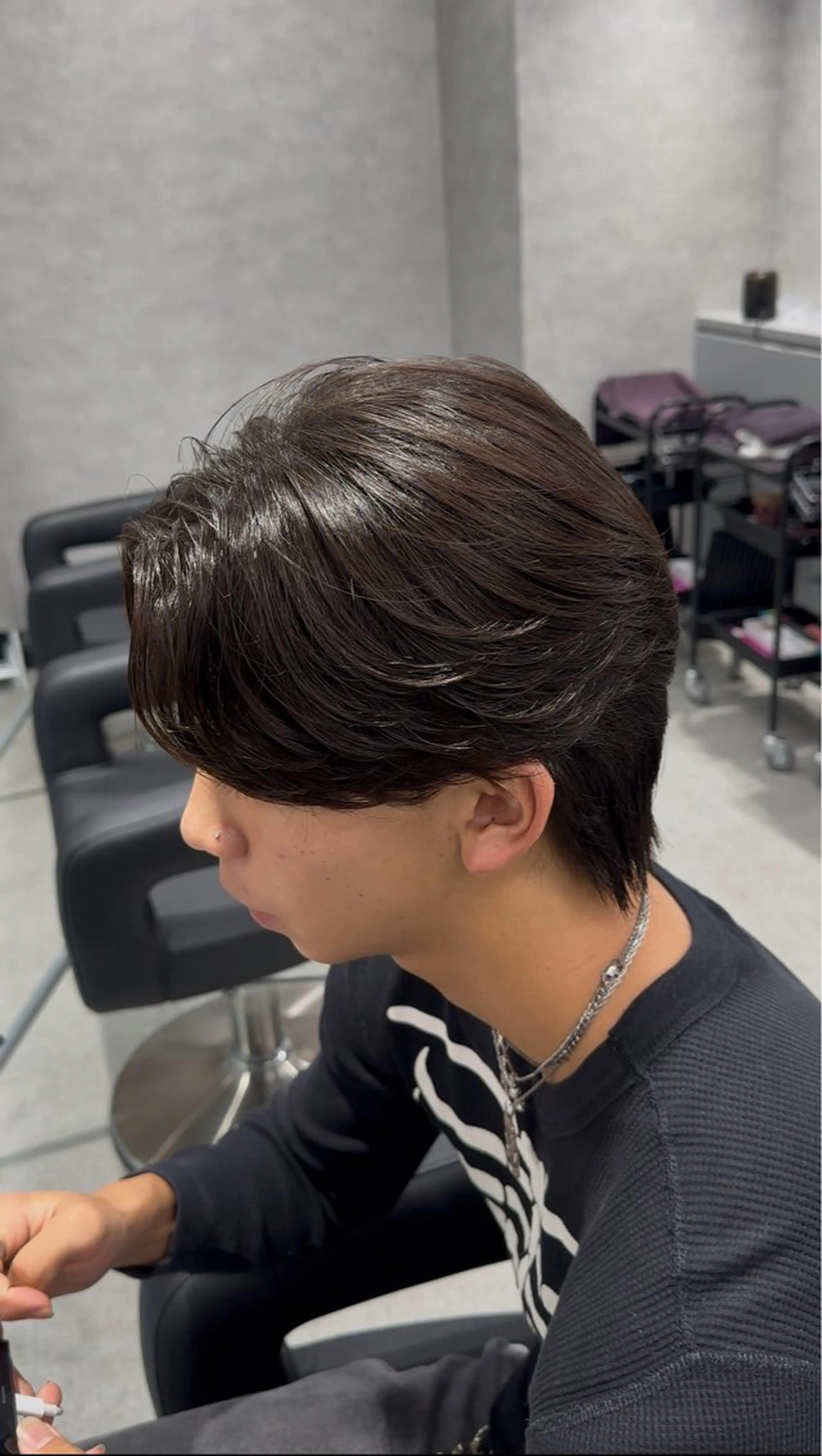 カラー ヘアアレンジ メンズ ヘアカラー モデル募集⛓️ 西澤結羽のヘアスタイル