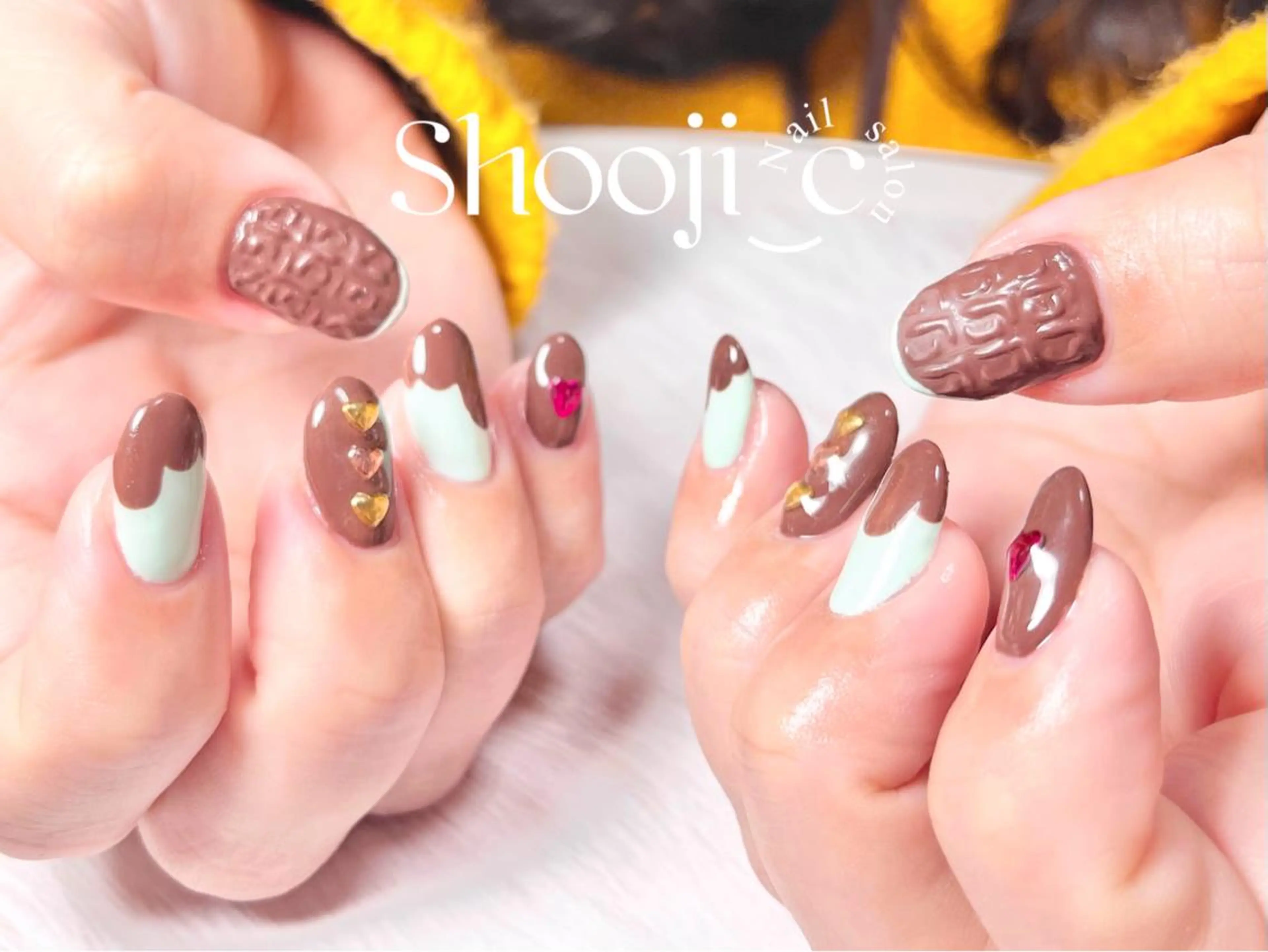 ネイル アートネイル 長さ出し ジェルネイル スカルプネイル シンプルネイル Shooji_c Nail salon所属・Shooji_c Nail salonのネイルデザイン
