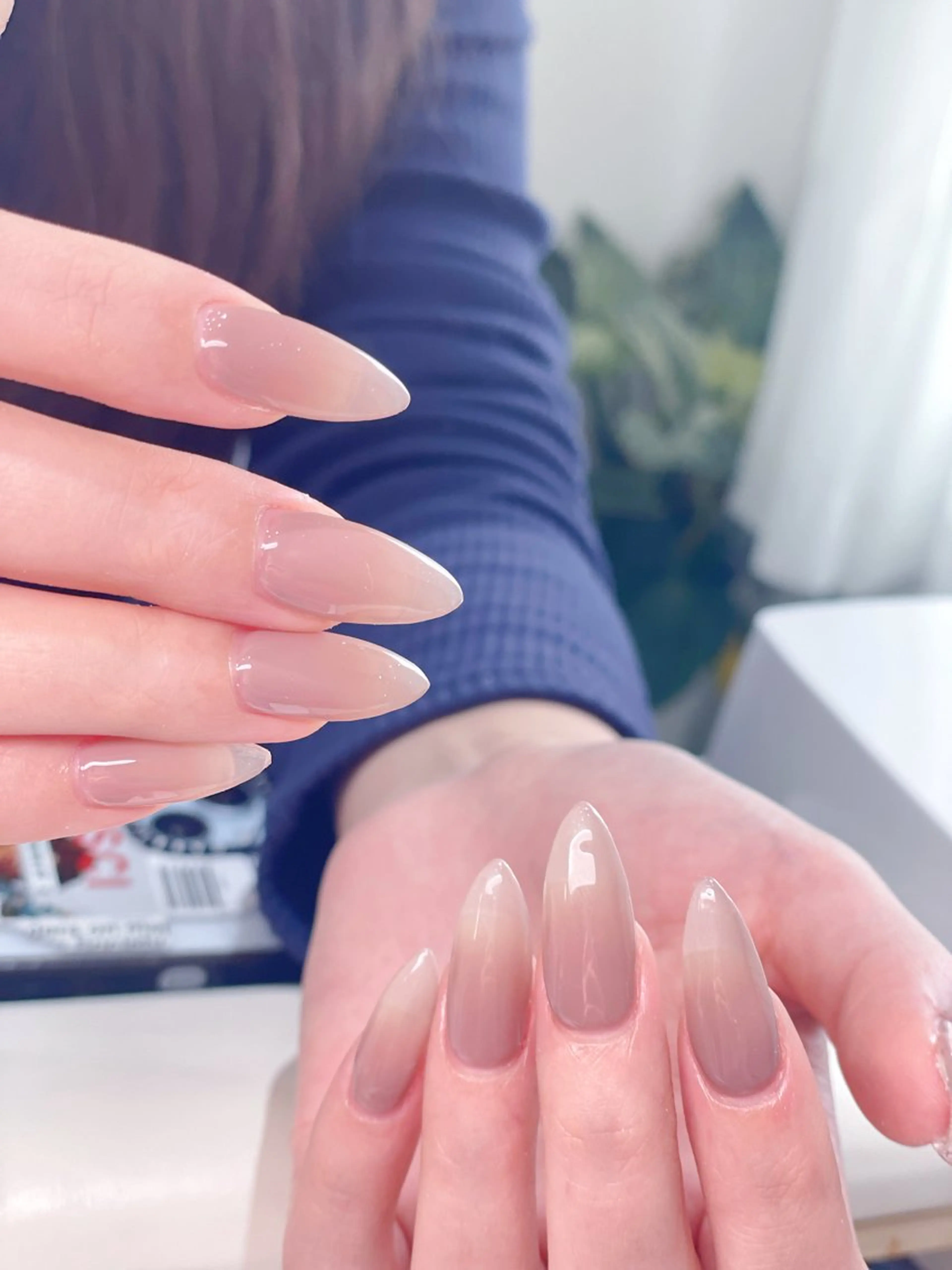 ネイル フットネイル ジェルネイル マグネットネイル 持ち込み ワンカラーネイル MOMO CHIのネイルデザイン