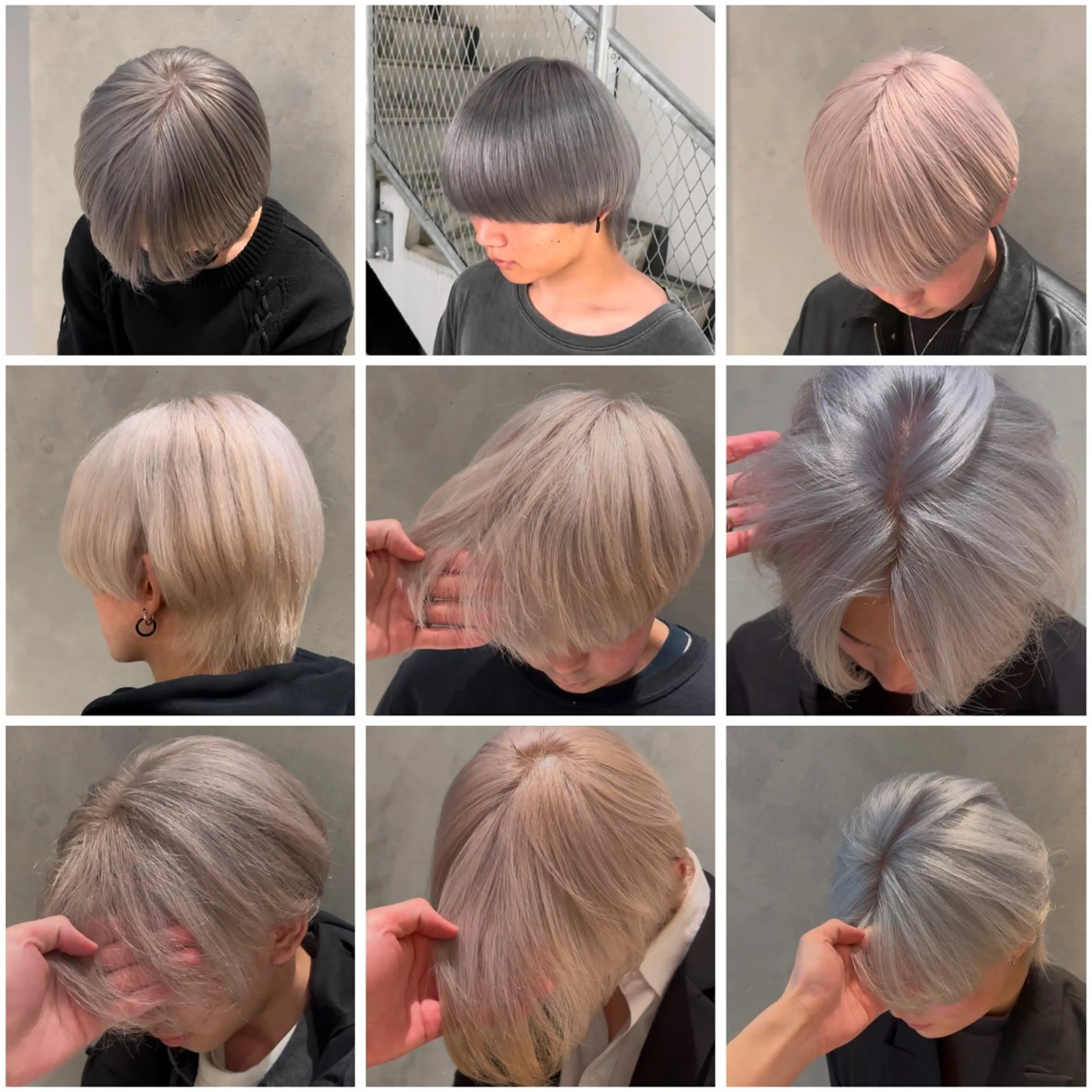 ショート カラー メンズ 落ちる黒 森崎雄斗のヘアスタイル