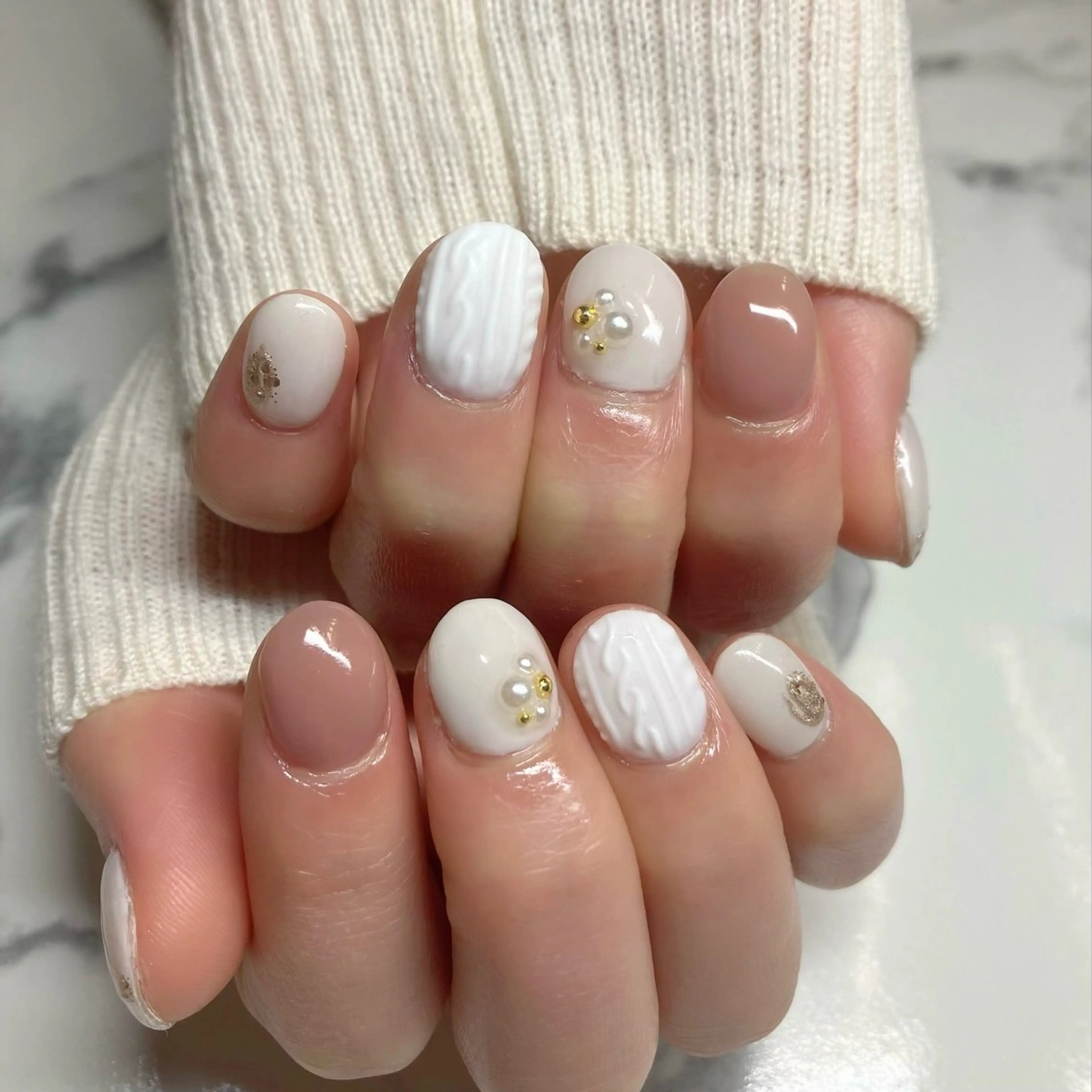 ネイル ピンク ショートネイル MALAMA NAILのネイルデザイン